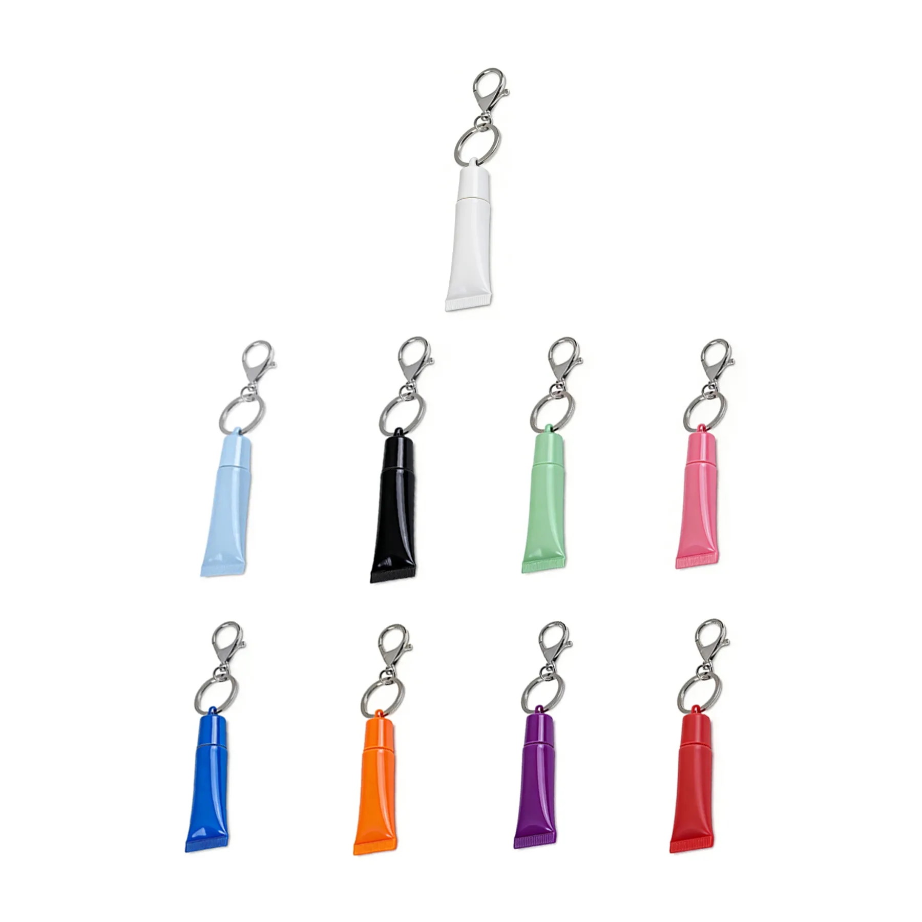 Clip-On Lip Balm Keychain In Soft Tube Format - Image 3