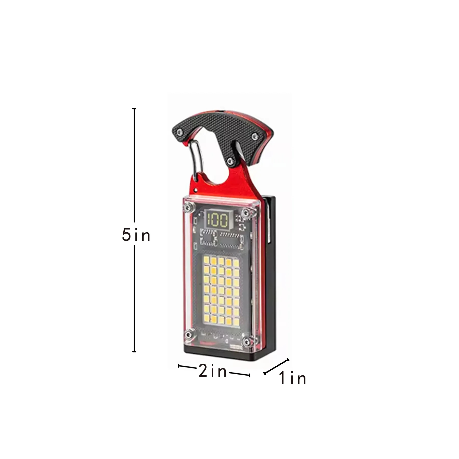 Windproof Lighter With Flashlight And Tool Features - Image 2