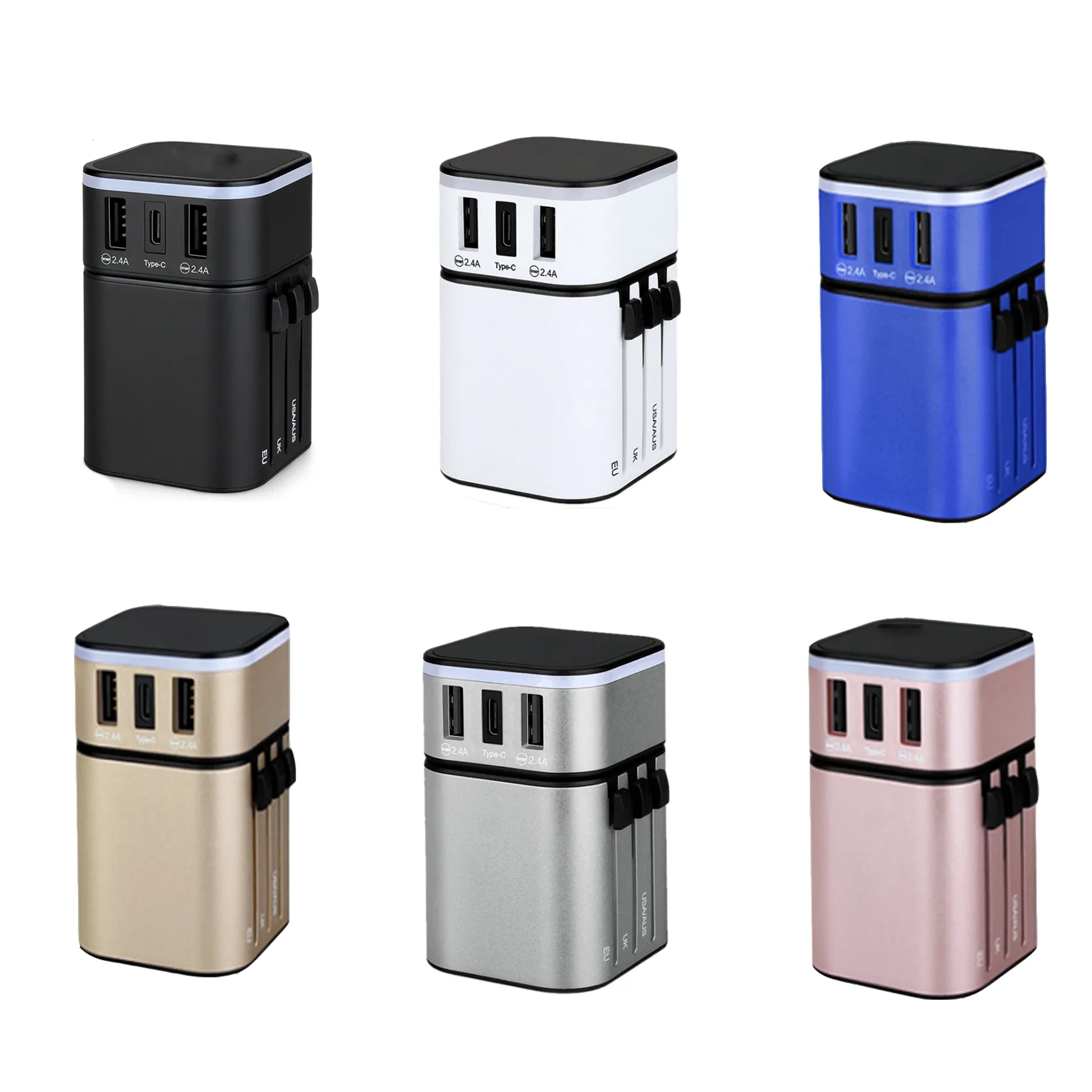 Light Up International Travel Adapter Fast Charger - Image 3