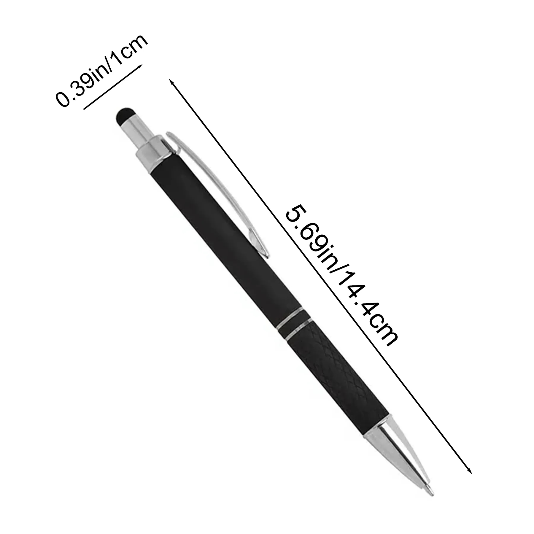 Soft Touch Stylus Ballpoint Pen With Textured Grip - Image 2