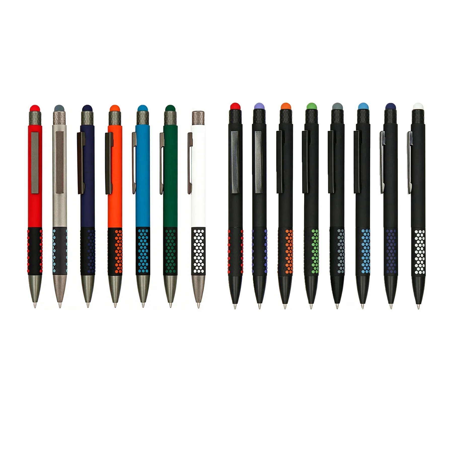Honeycomb Grip Stylus Pen For Bold Office Branding - Image 3