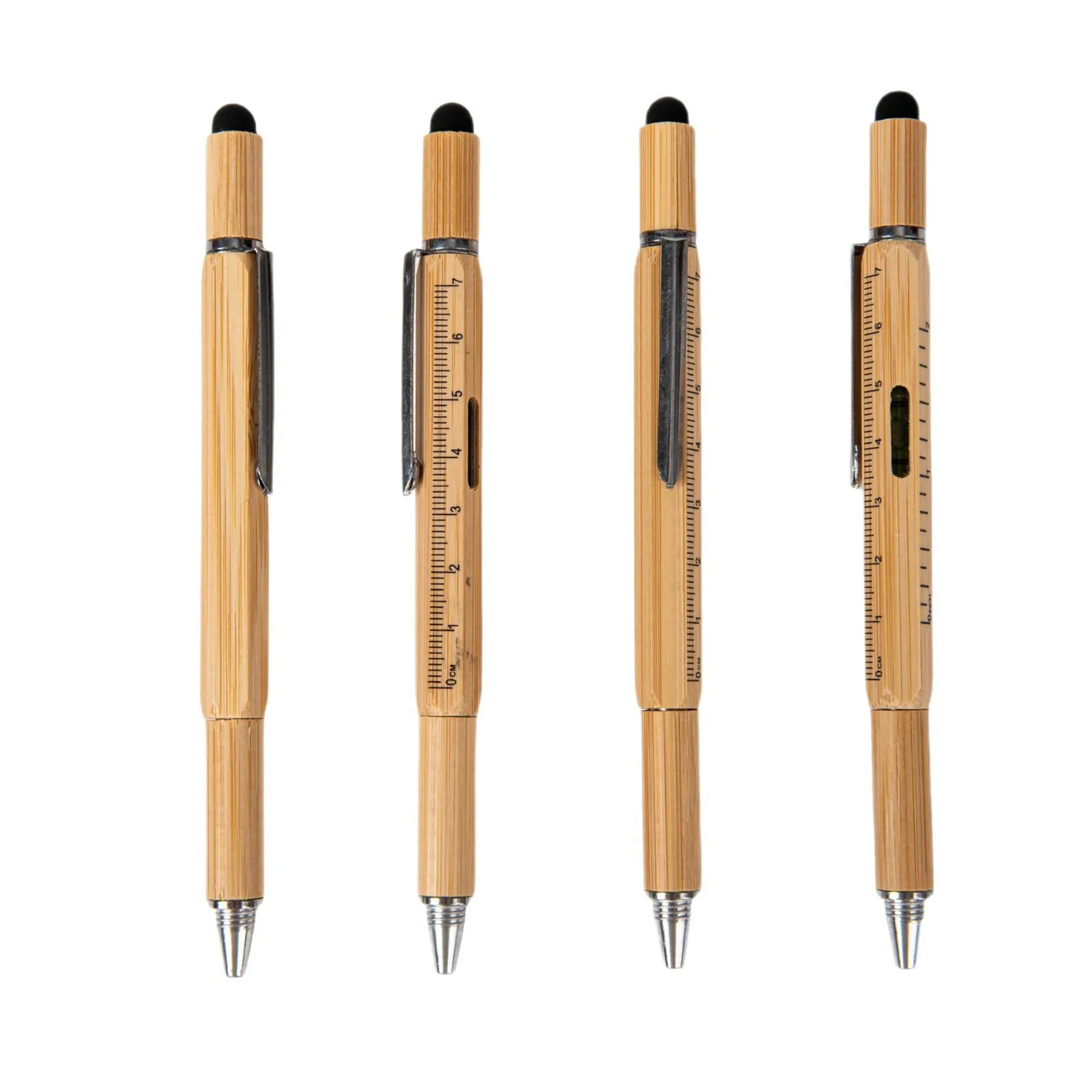 Bamboo Multi Tool Stylus Pen For Utility And Travel - Image 3
