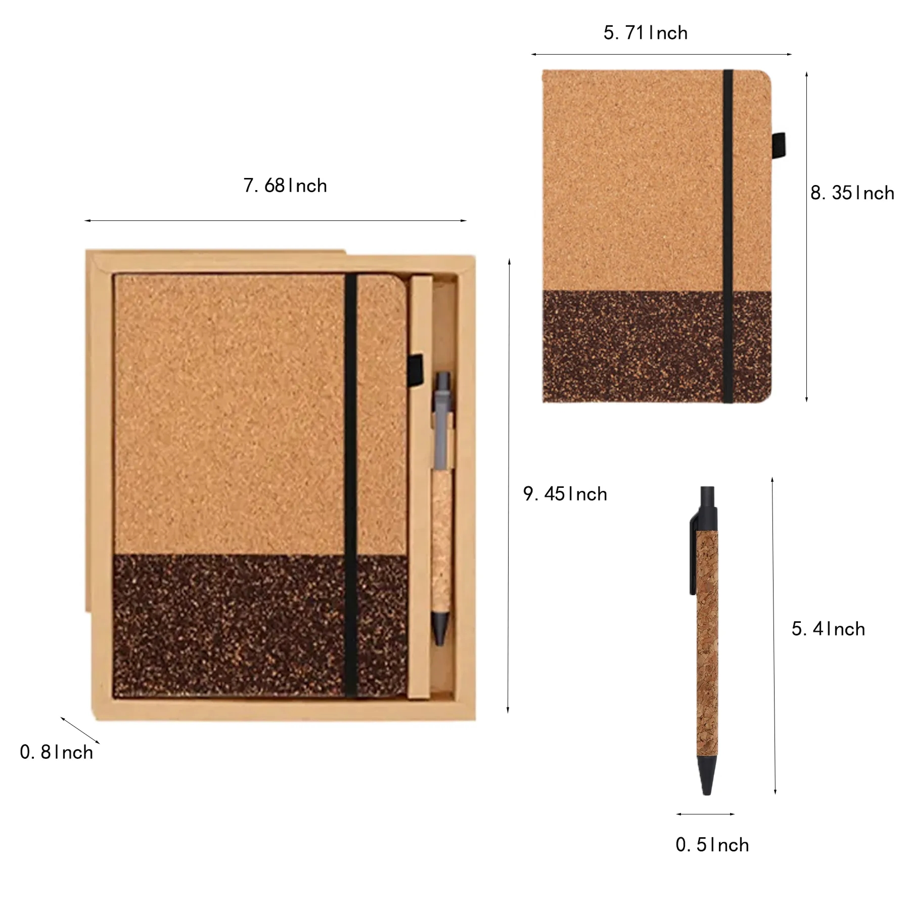 A5 Coffee Grounds Notebook Set For Work School Travel - Image 2
