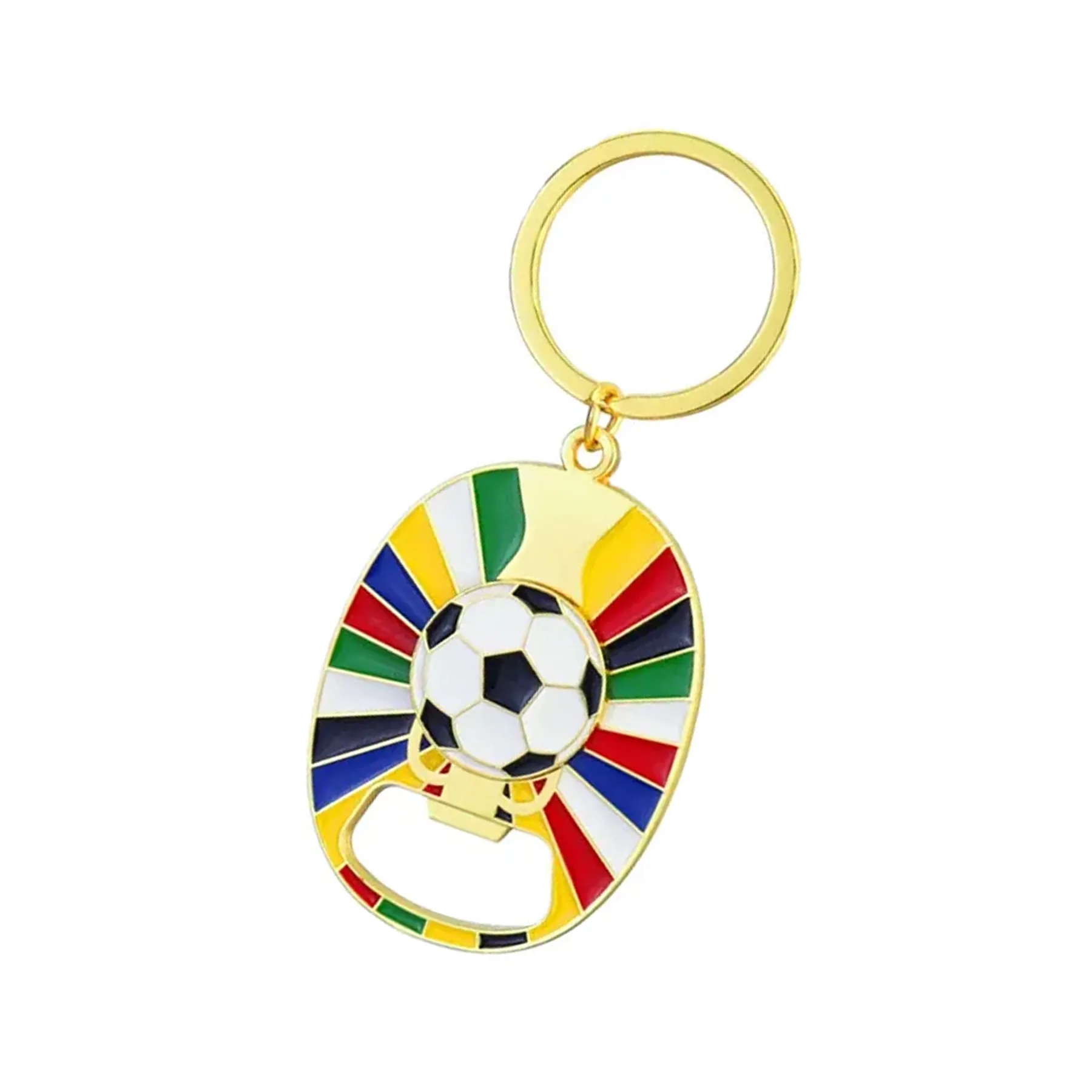 Soccer Ball Keychain Bottle Opener For Fan Events - Image 3