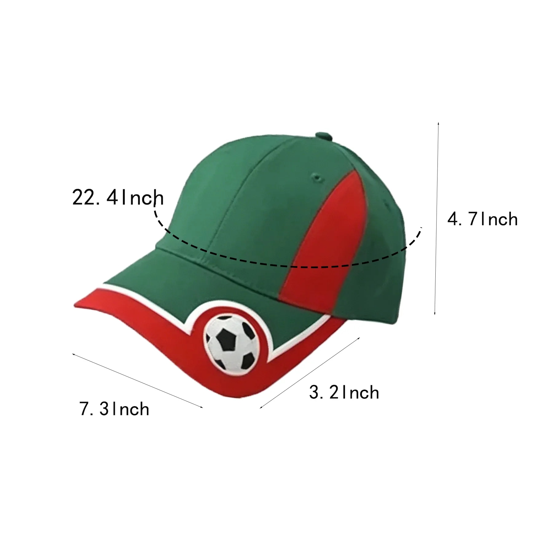 Mesh Soccer Fan Trucker Cap With Custom Logo Patch - Image 2