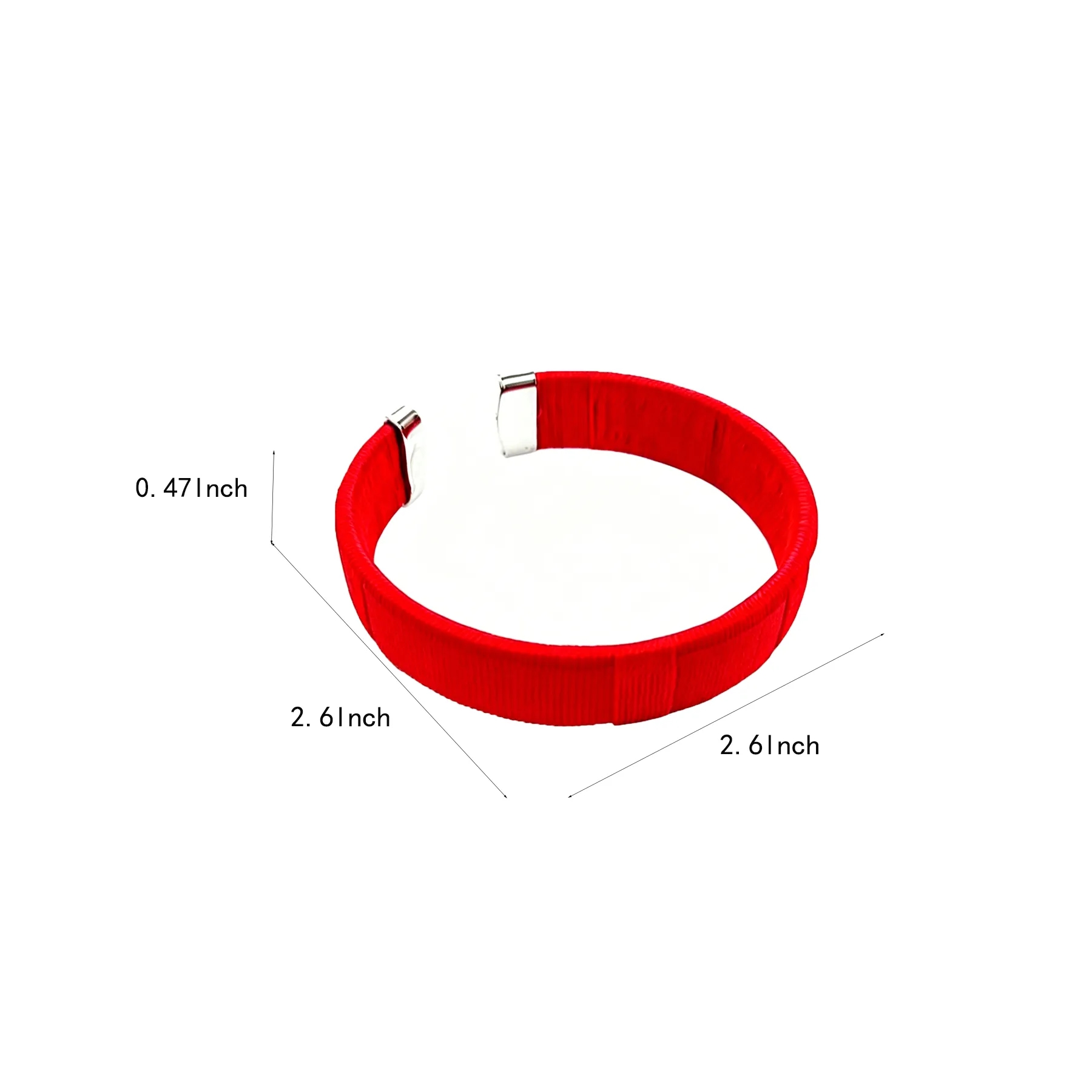 Flag Color Soccer Fan Ribbon Bracelet For Events - Image 2