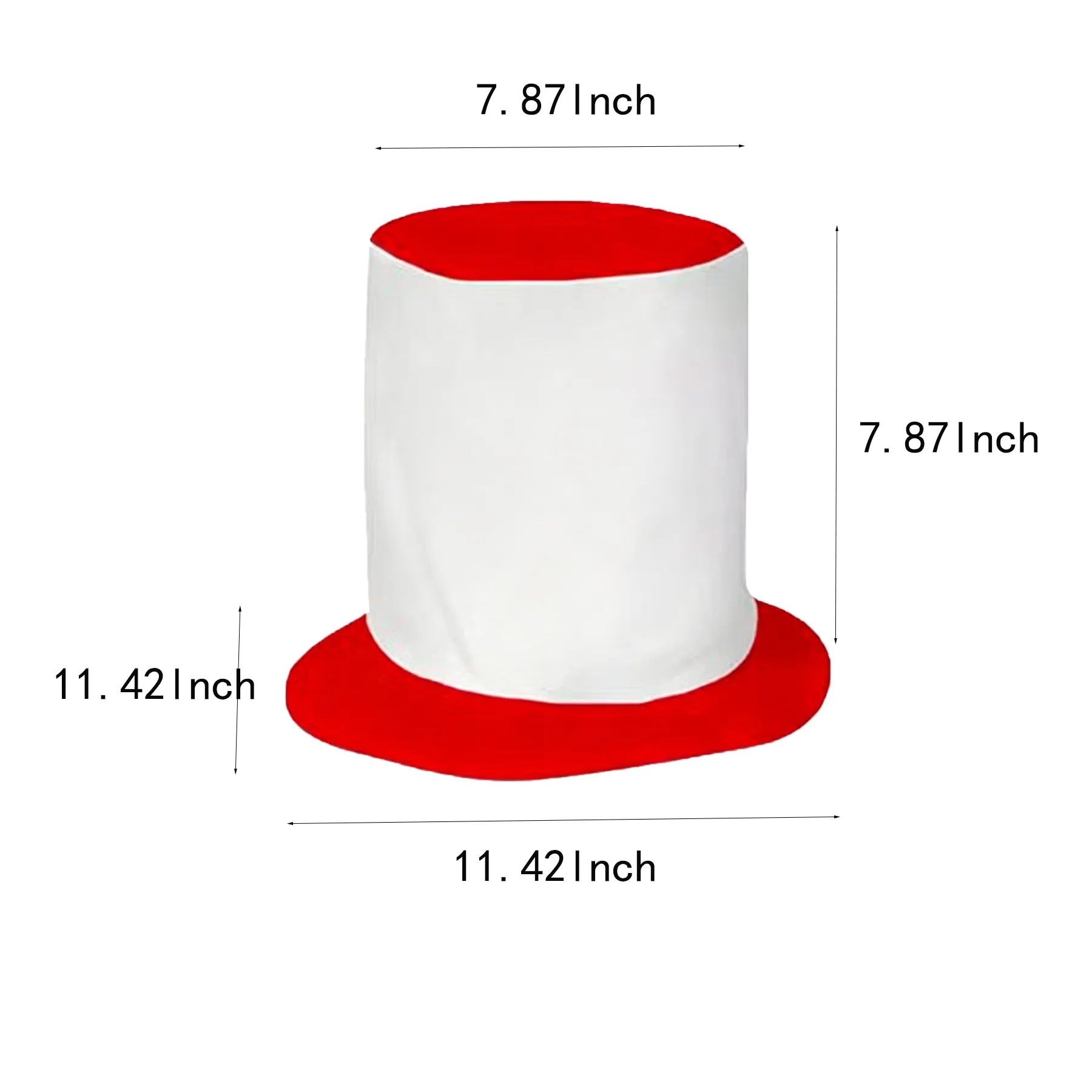 Polyester Soccer Fan Top Hat With Full Color Print - Image 2