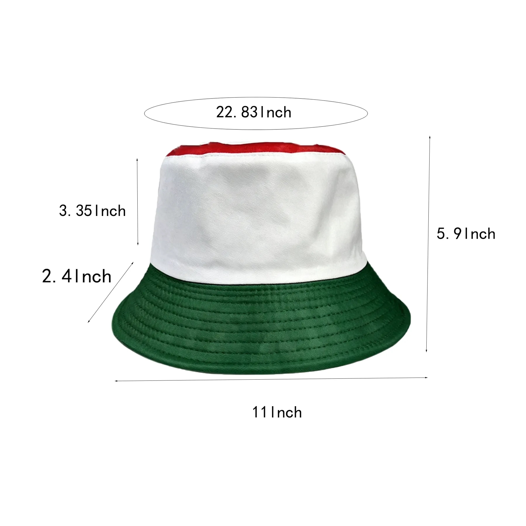 World Cup Bucket Hat Mexican Flag Soccer - Image 2