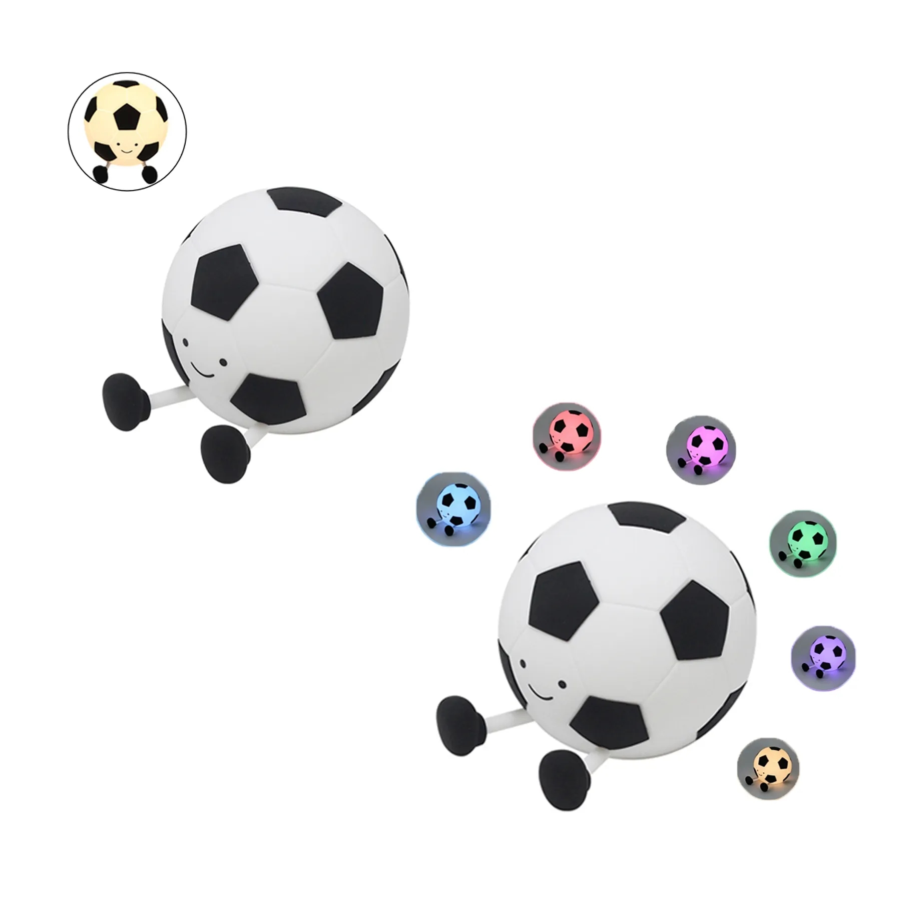 Rechargeable Soccer Night Light With Tap Control Timer - Image 3