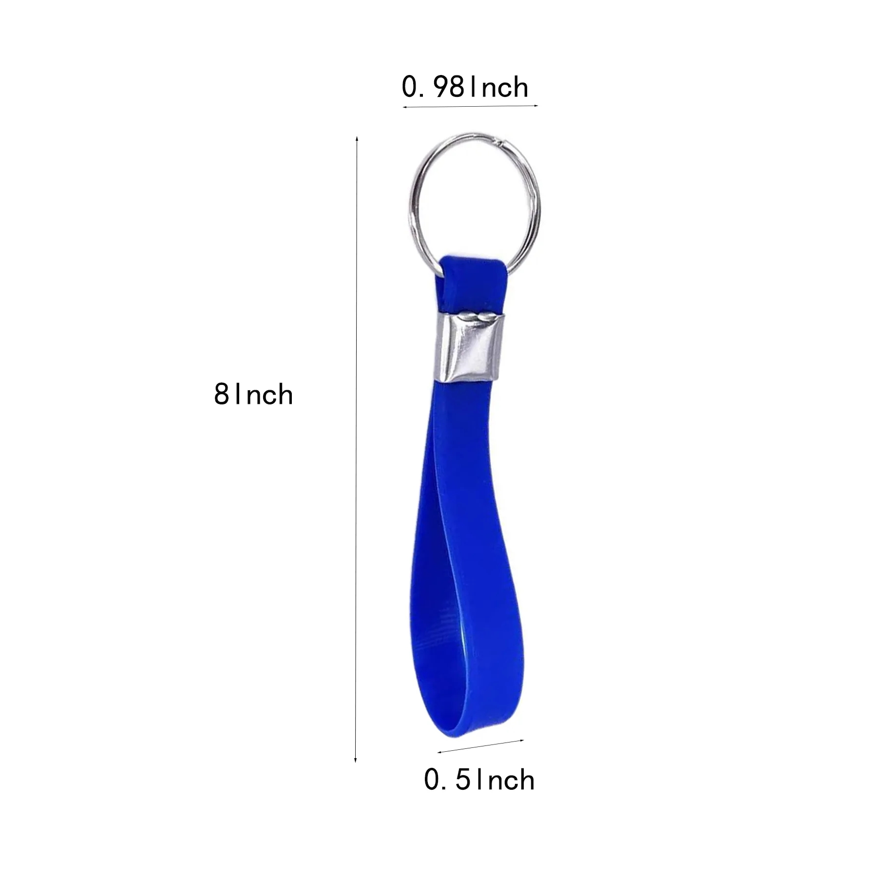 Silicone Stretchy Wristlet Keychain For Soccer Fans - Image 2