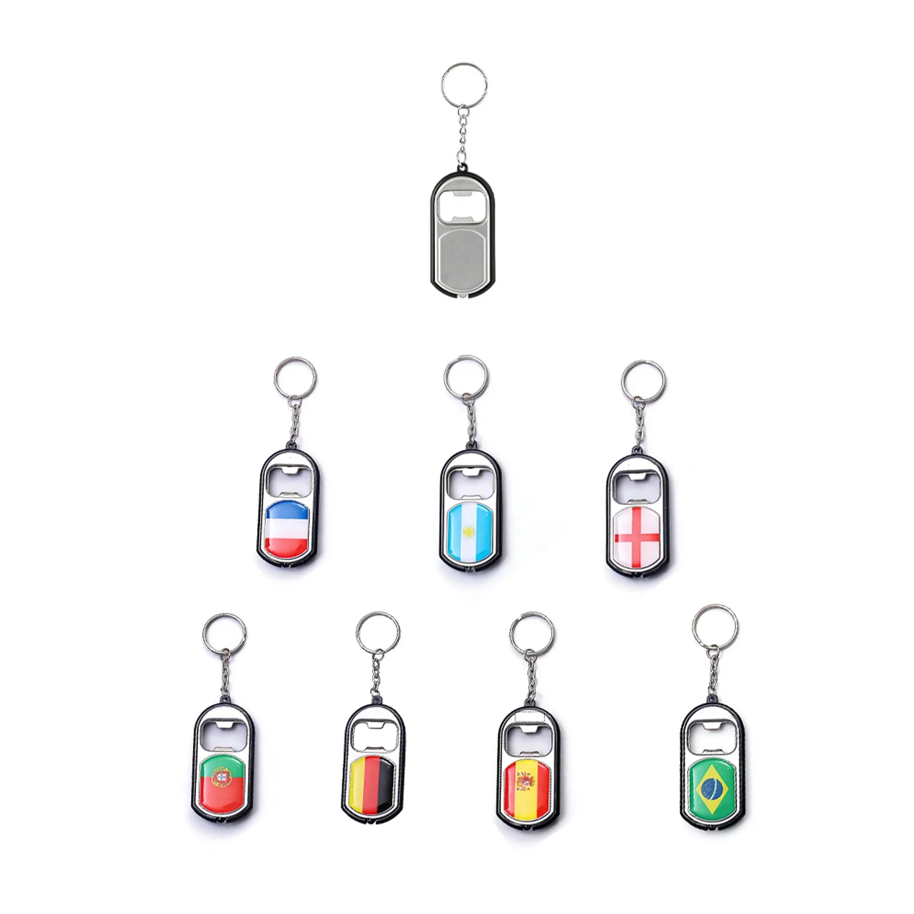 Bottle Opener Luminous Flashlight Keychain For Sports Fan Pr - Image 3