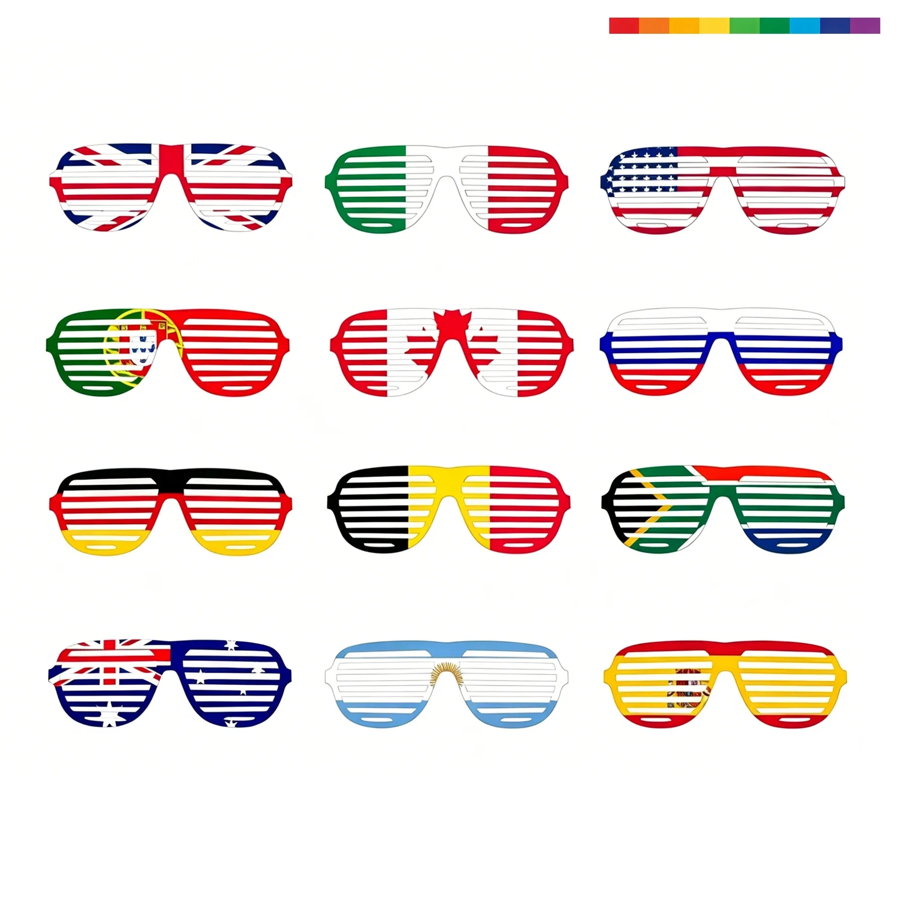Shutter Soccer Cheer Glasses For Fan Party Events - Image 3