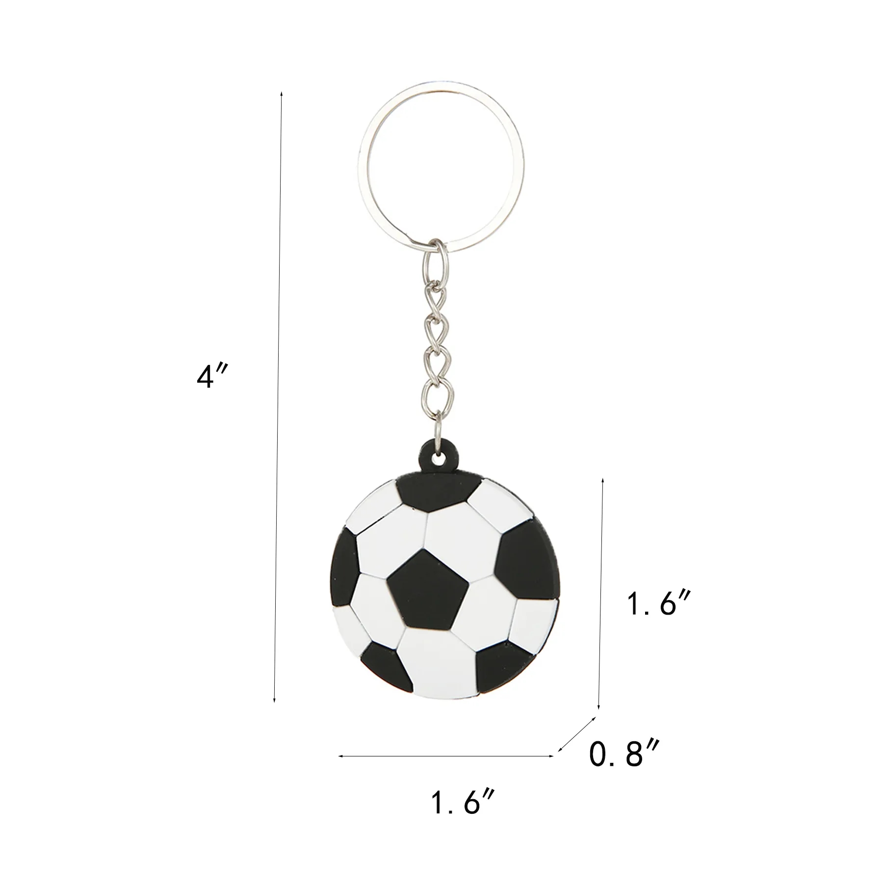 Assorted Soccer Keychains For Backpack And Bag Charms - Image 2