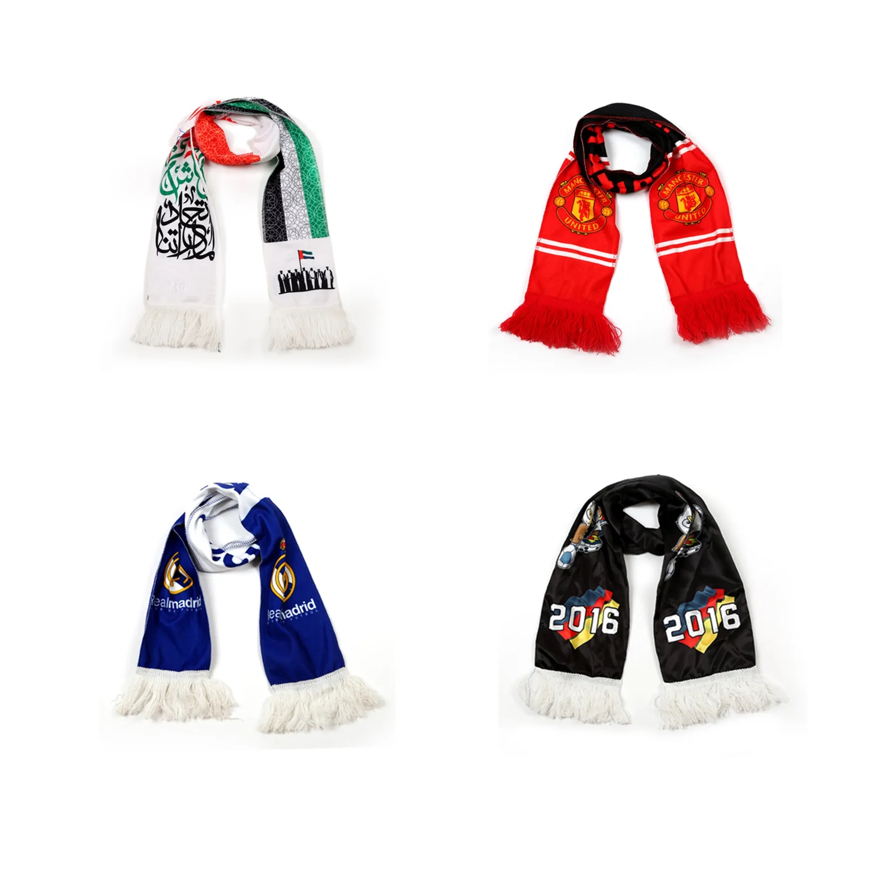 57" x 7.5" Stadium Scarf With Full Color Print And Fringe - Image 4