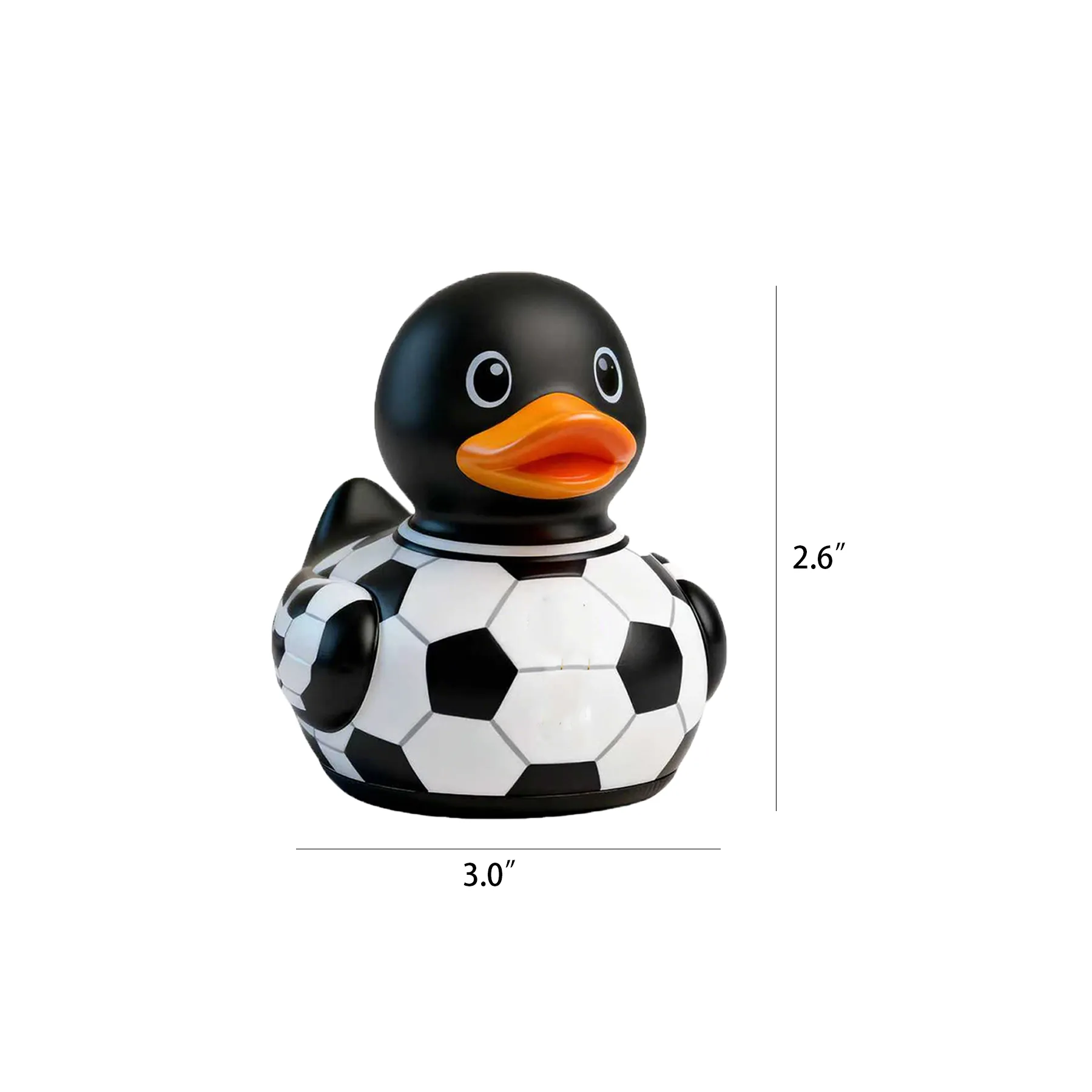 Custom Vinyl Soccer Duck Mascot For Fan Desk Gifts - Image 2