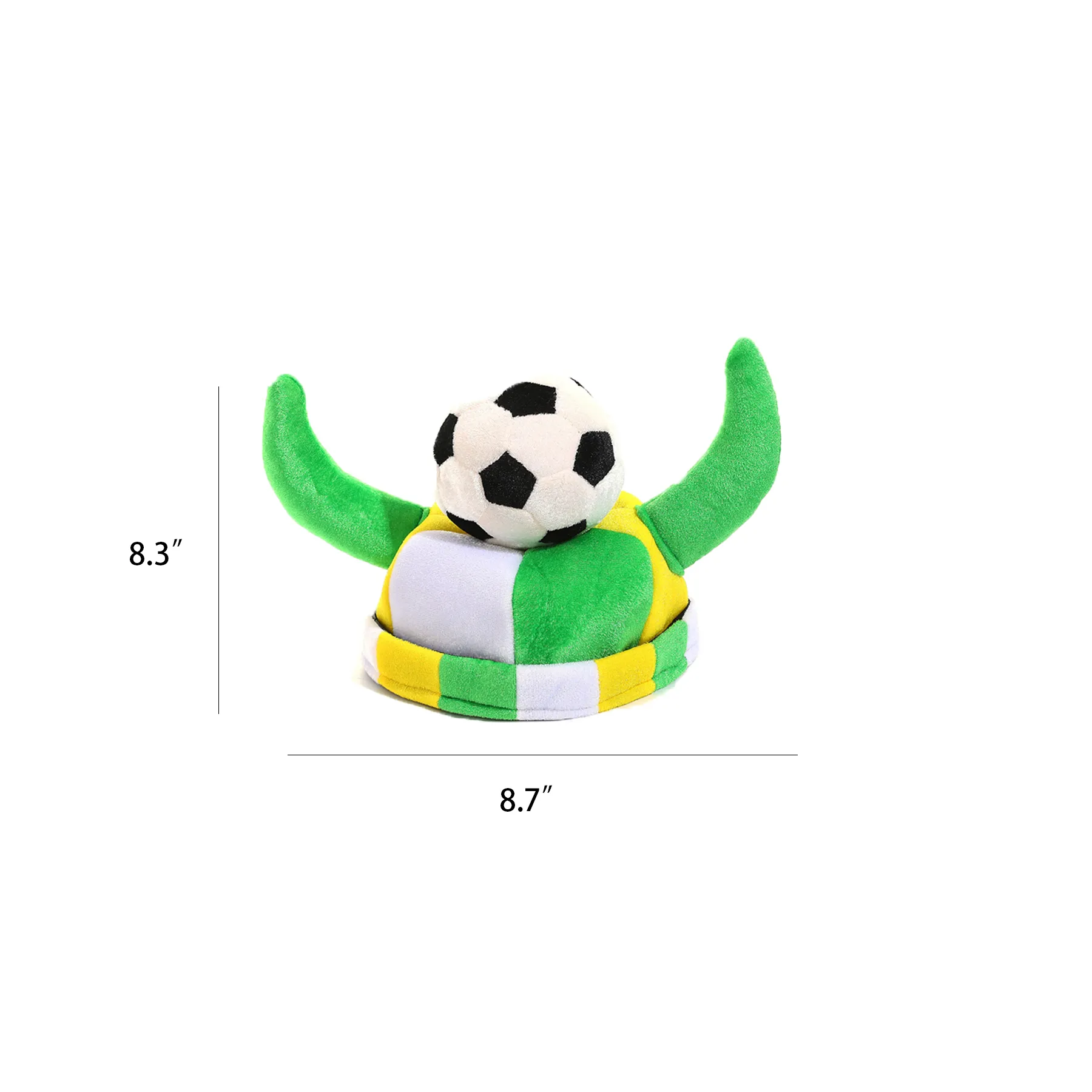 Green Horn Novelty Hat For Fan Parties And Concerts - Image 2