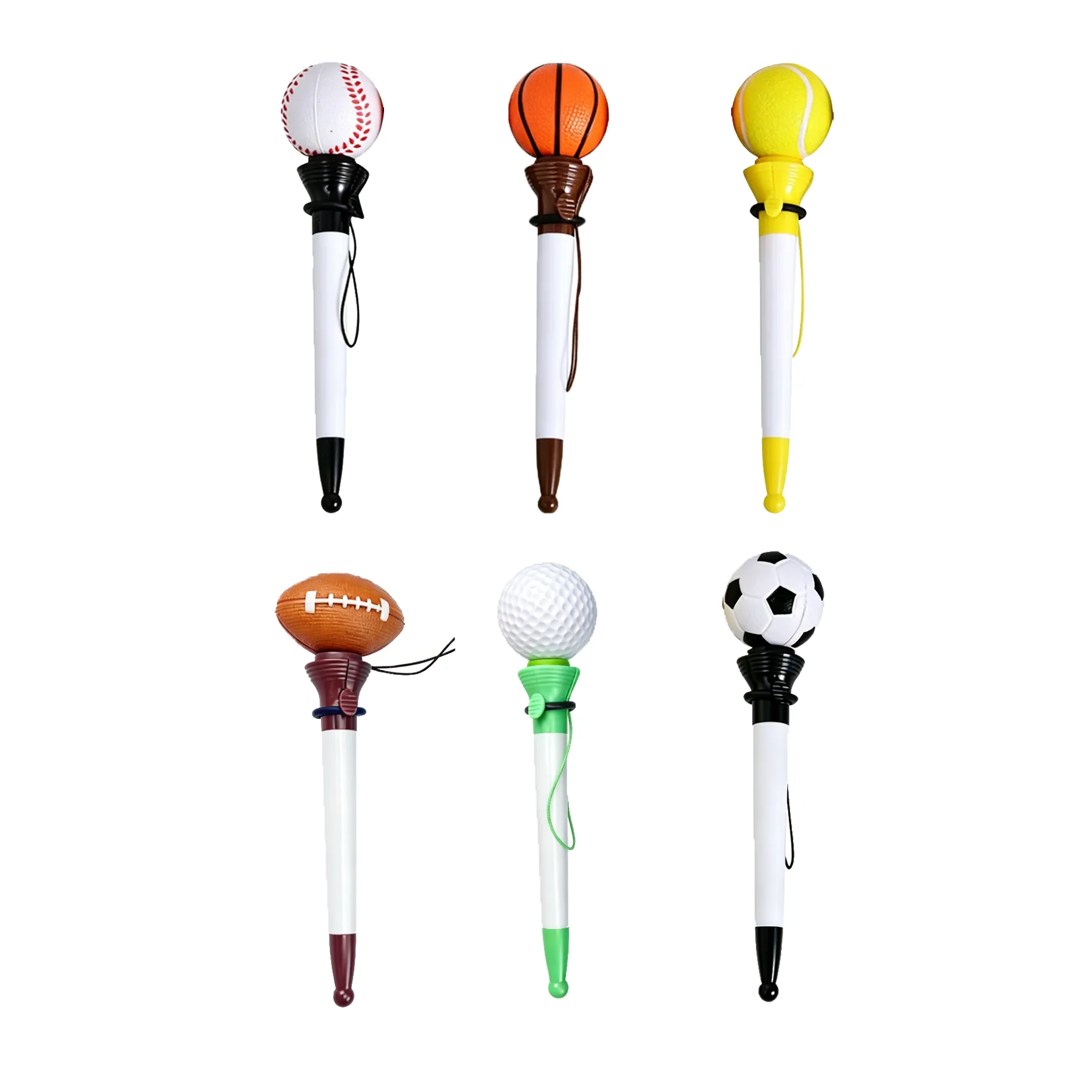 Sports Pop Top Soccer Ball Ballpoint Pen - Image 3