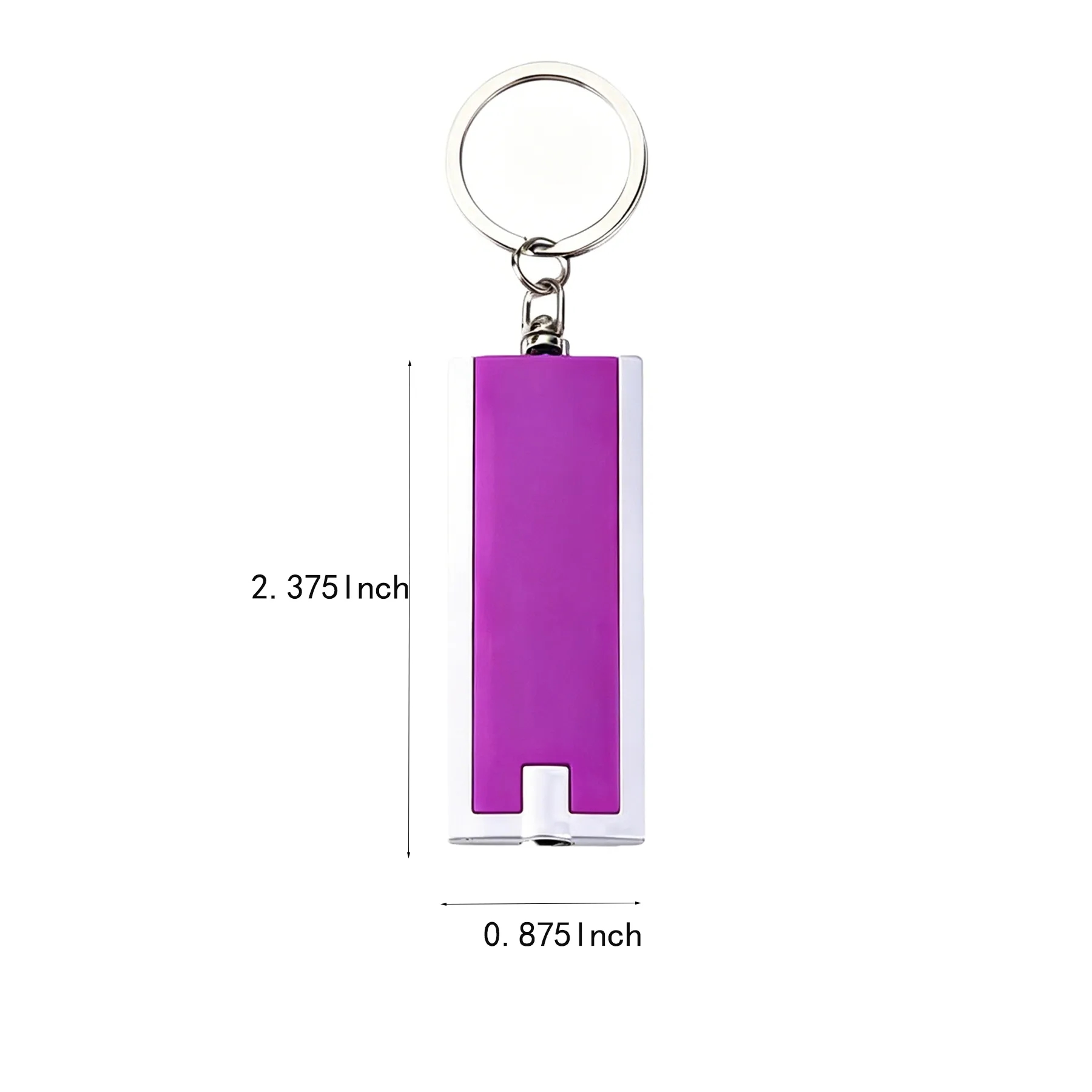 Compact Rectangle Key Light With Full Color Logo Imprint - Image 2