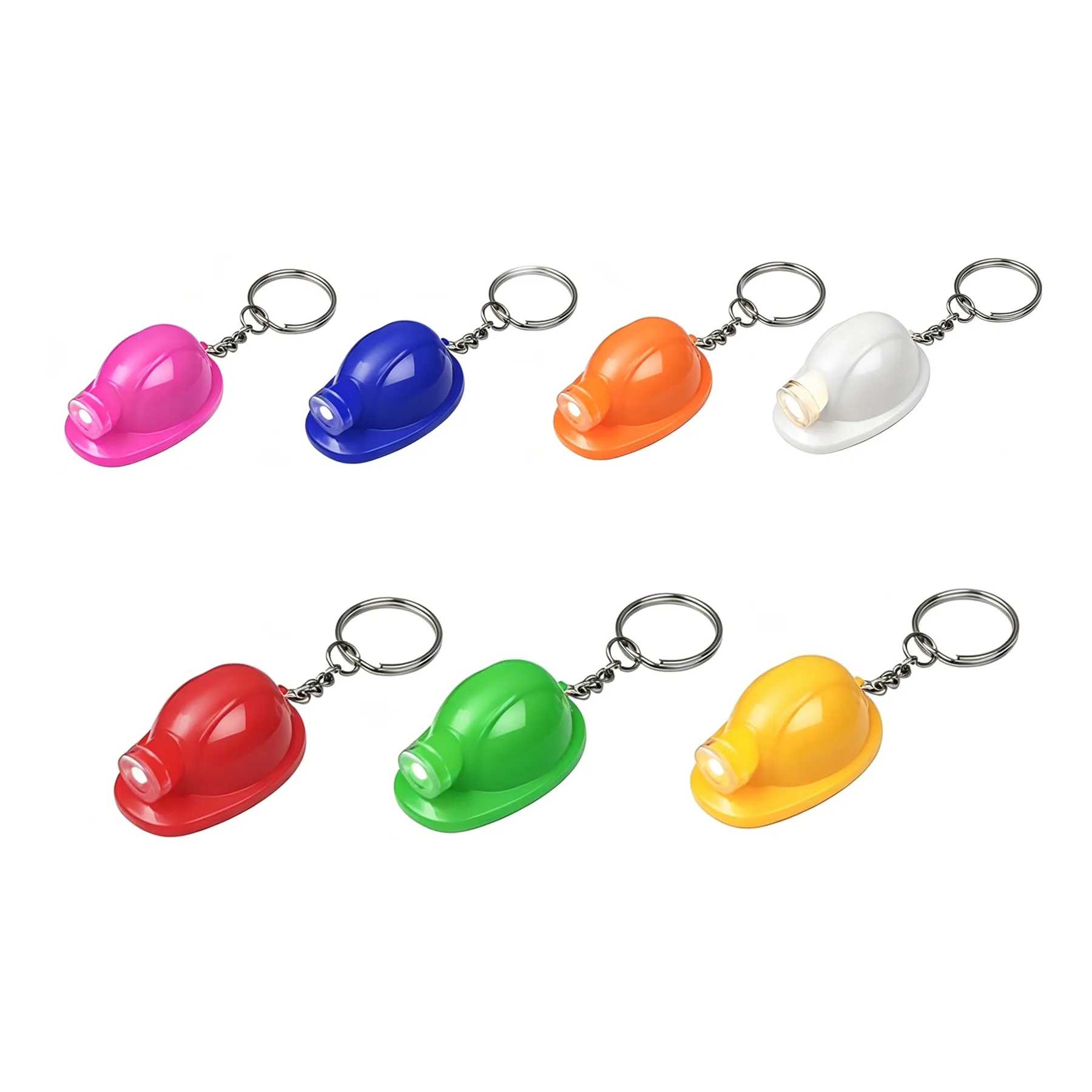 Hard Hat LED Keychain Light For Construction Promos - Image 3
