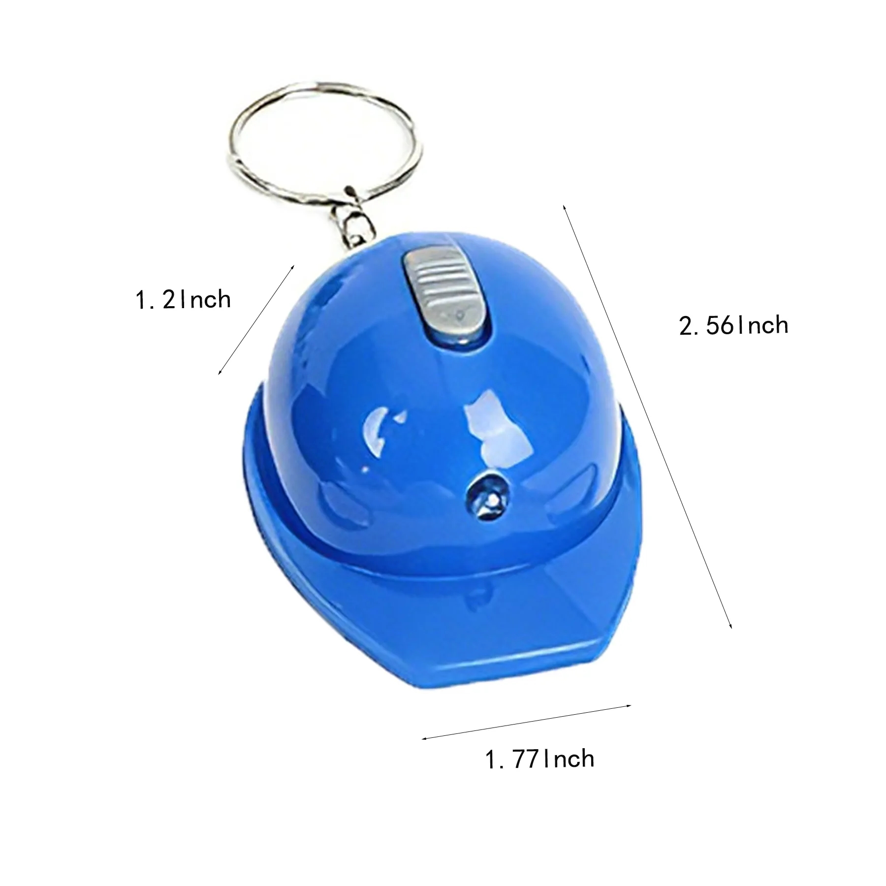 Hard Hat Flashlight Bottle Opener Keychain For Safety - Image 2