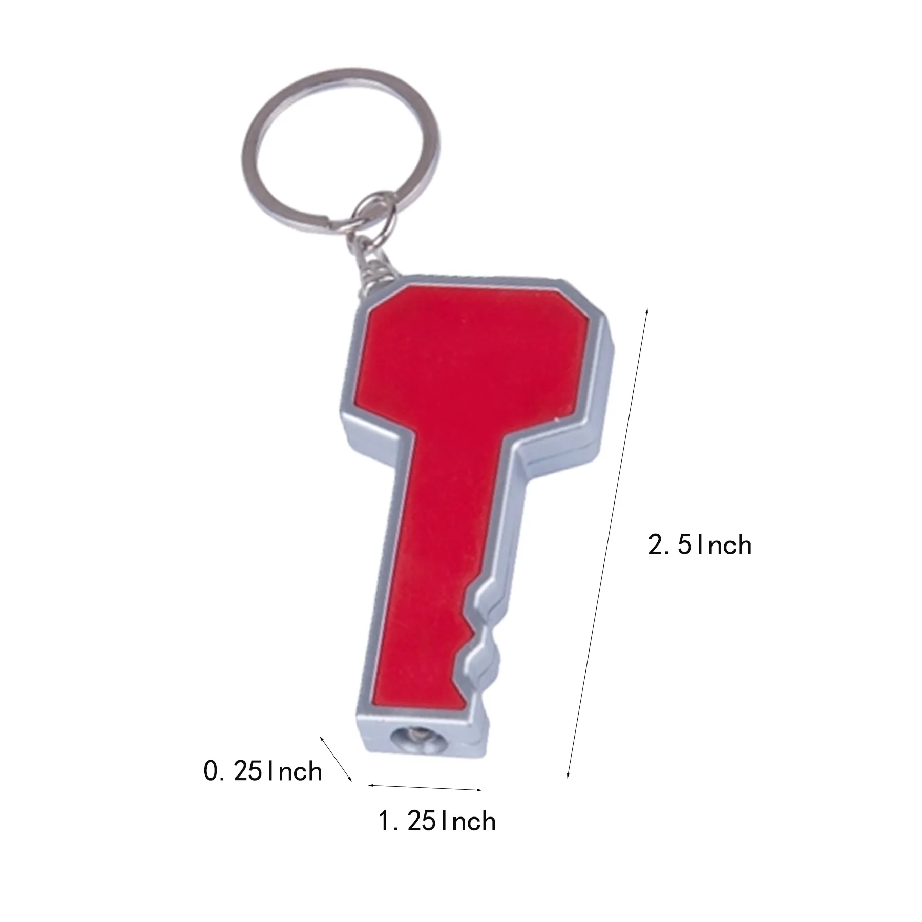Compact Rectangle LED Flashlight Keychain For Events - Image 2