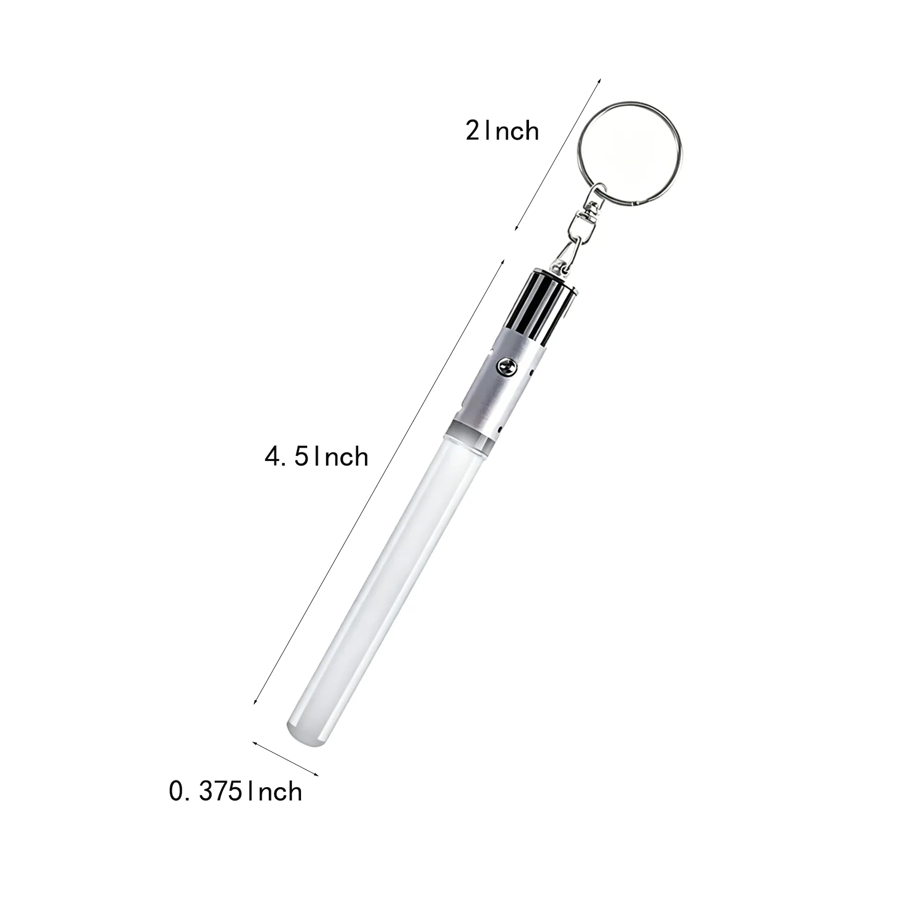 LED Glow Saber Keychain With Custom Front Logo Area - Image 2