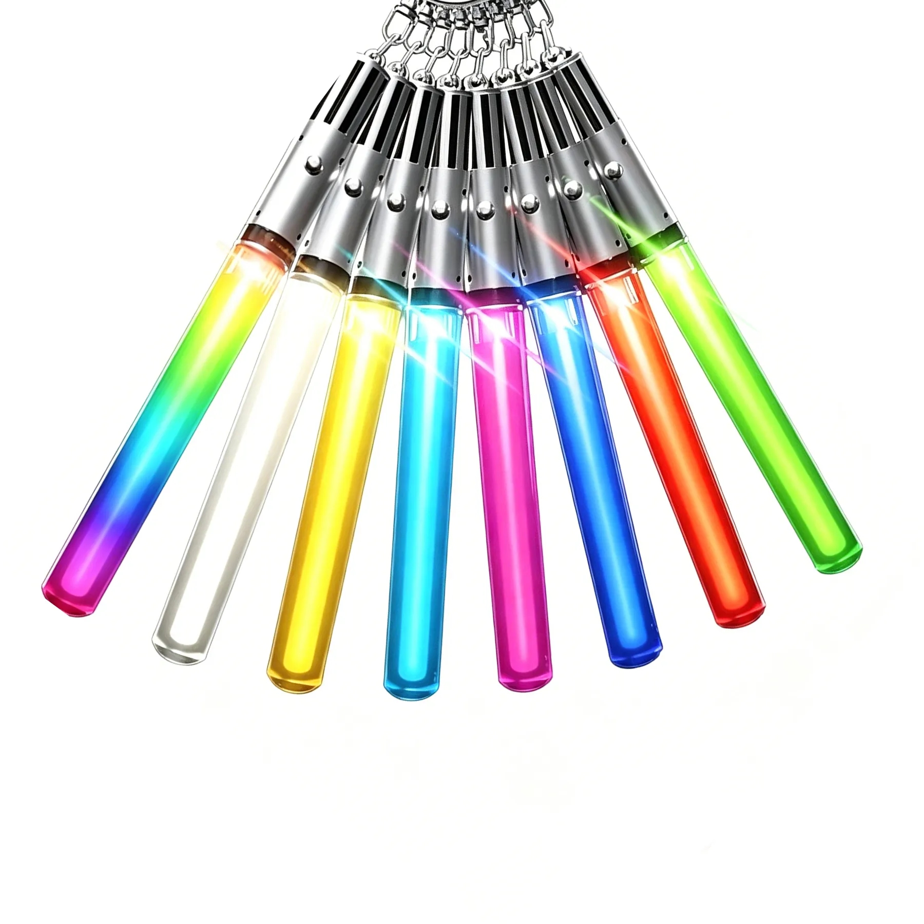 LED Glow Saber Keychain With Custom Front Logo Area - Image 3