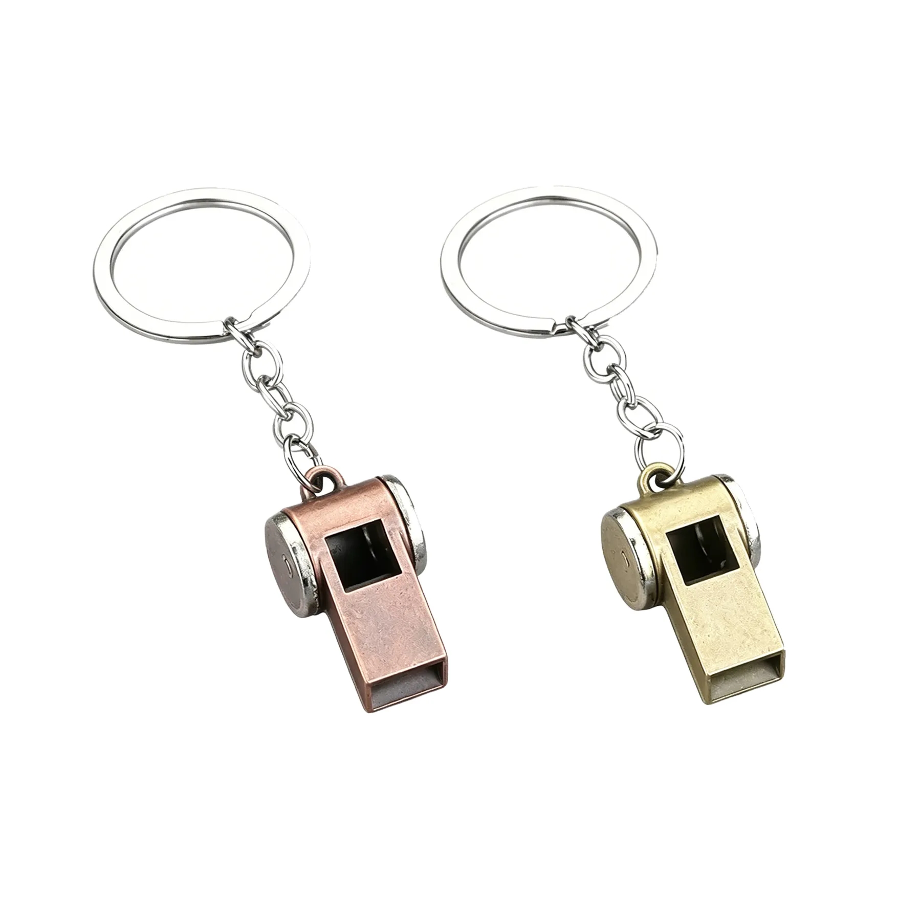 Metal Emergency Whistle Keychain For Outdoor Safety - Image 3
