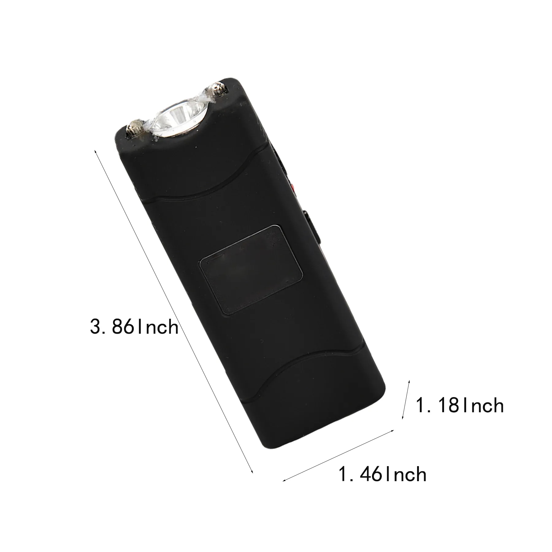 Rechargeable Stun Gun Keychain With LED Flashlight Safety To - Image 2