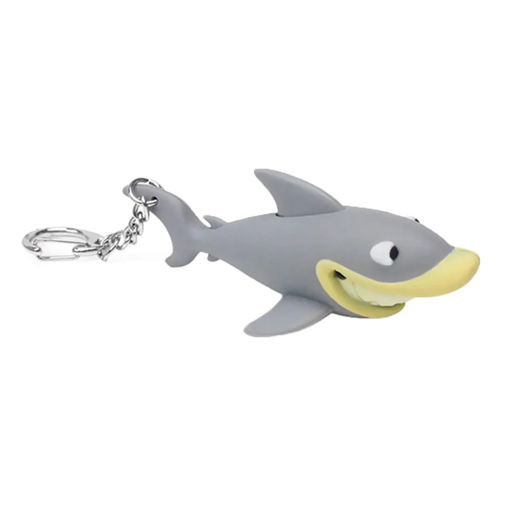 Shark LED Sound Keychain With Snap Hook Ring For Events - Image 3