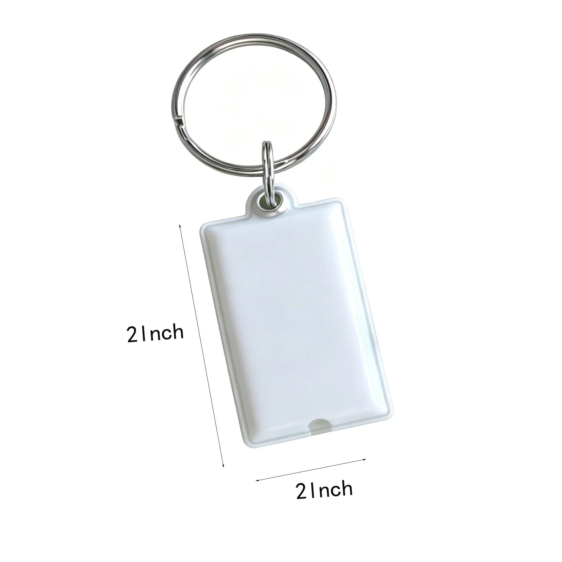 Flat Magnetic LED Keychain Light With Wrist Cord For Events - Image 2