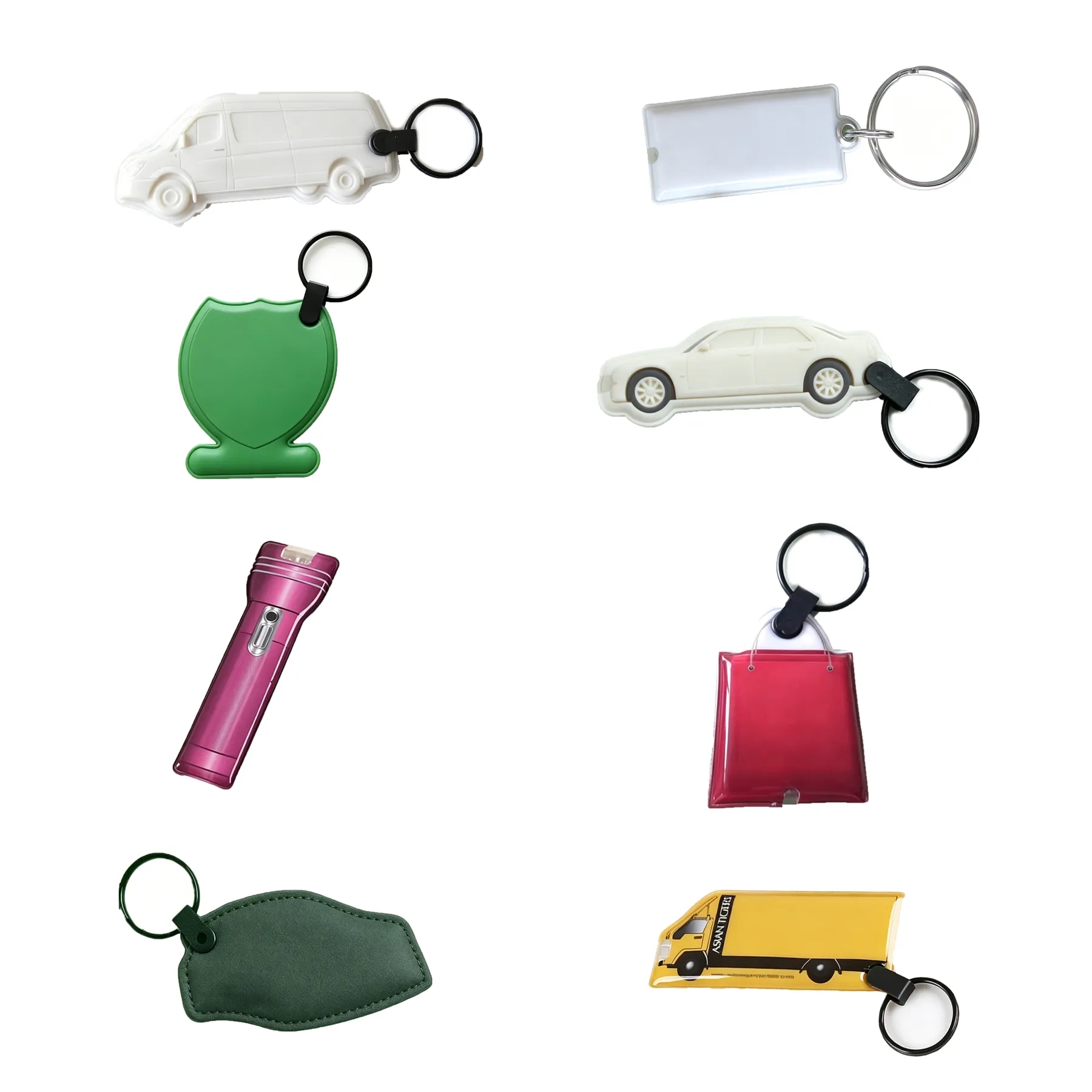 Flat Magnetic LED Keychain Light With Wrist Cord For Events - Image 3