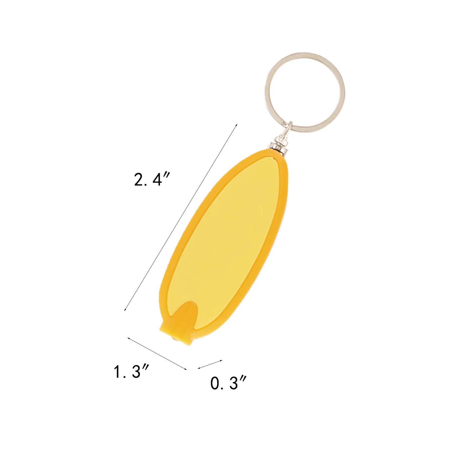 Bright Oval LED Flashlight Keychain For Event Giveaways - Image 2