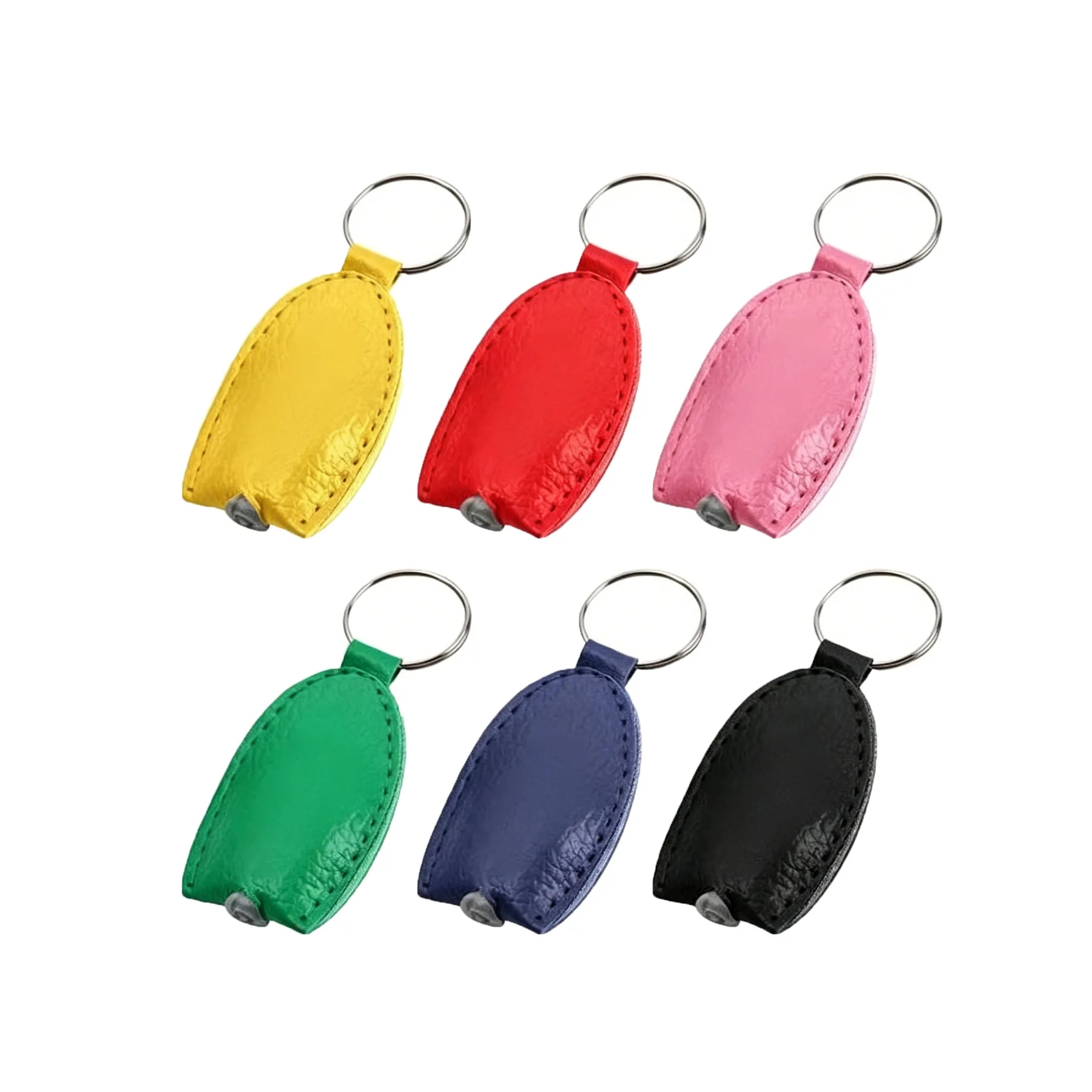 PU Leather LED Keychain Light Tag - Image 3