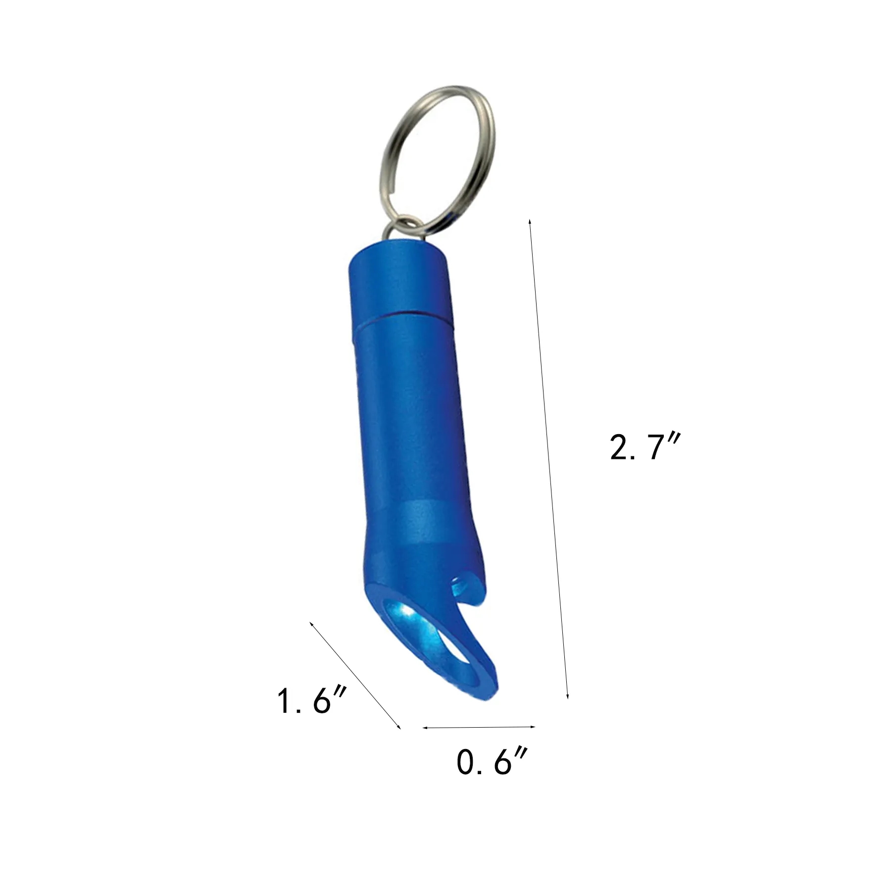 Mini Aluminum LED Bottle Opener Keychain For Events - Image 2