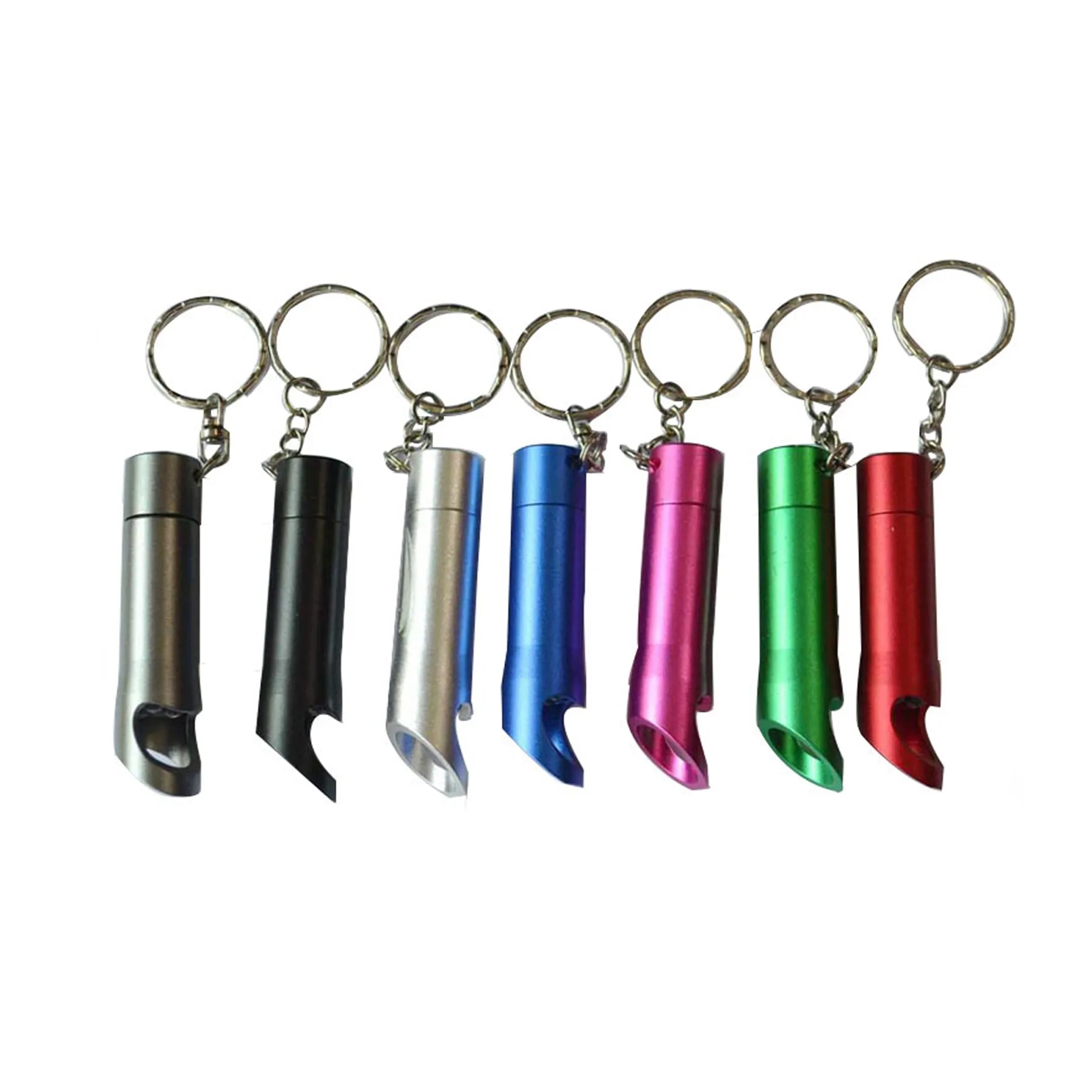 Mini Aluminum LED Bottle Opener Keychain For Events - Image 3