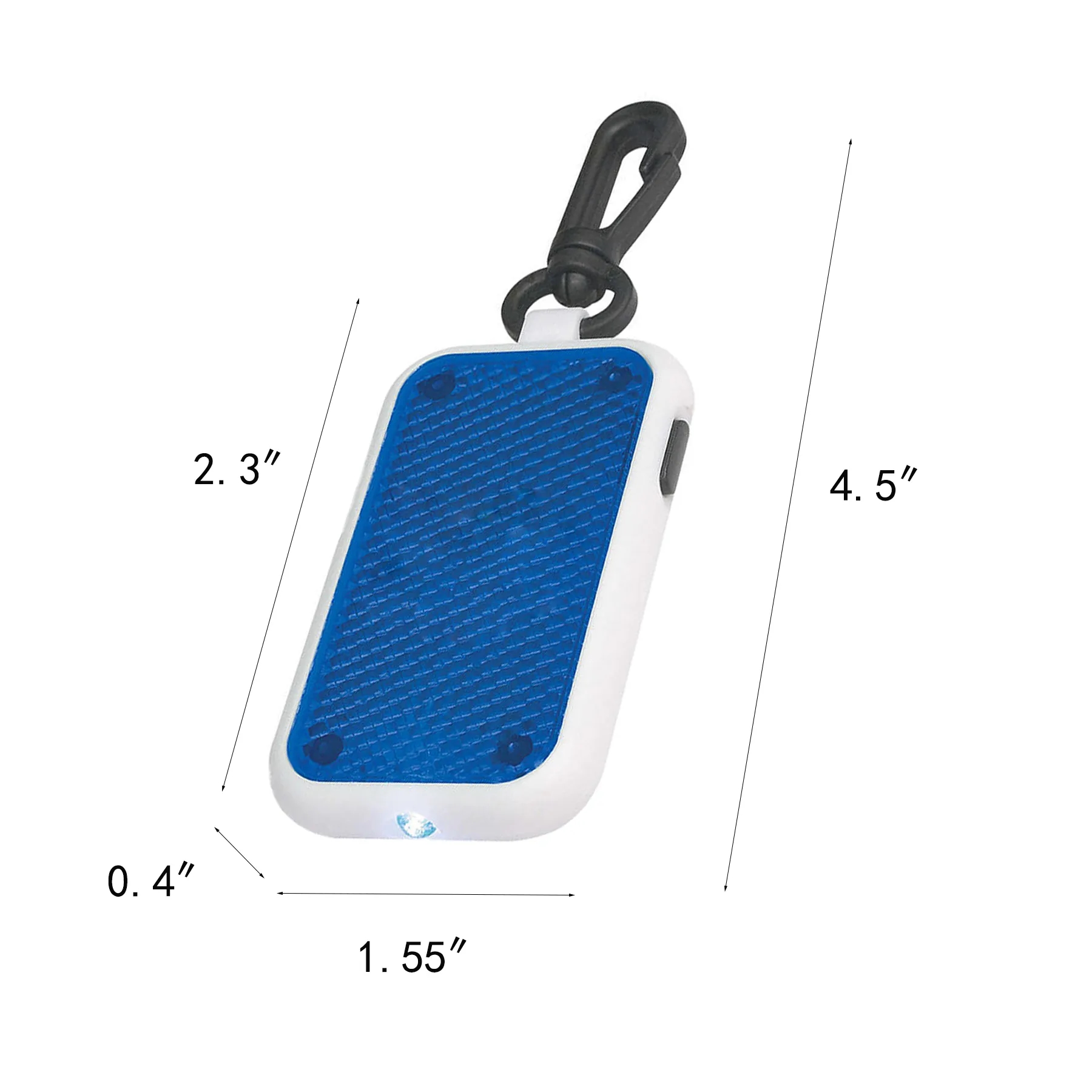 Warning LED Bike Safety Light Keychain Clip - Image 2
