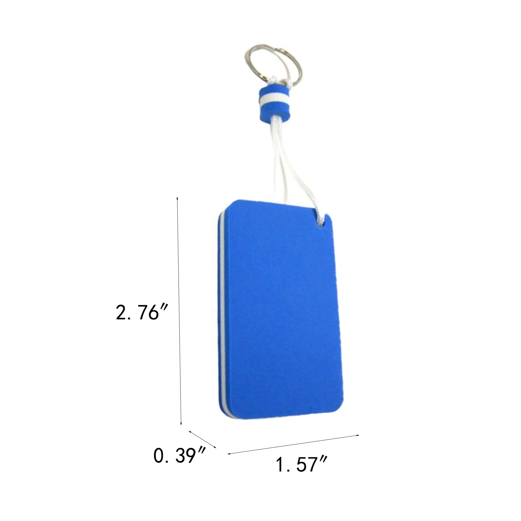 Rectangle EVA Floating Keychain For Water Event Gifts - Image 2