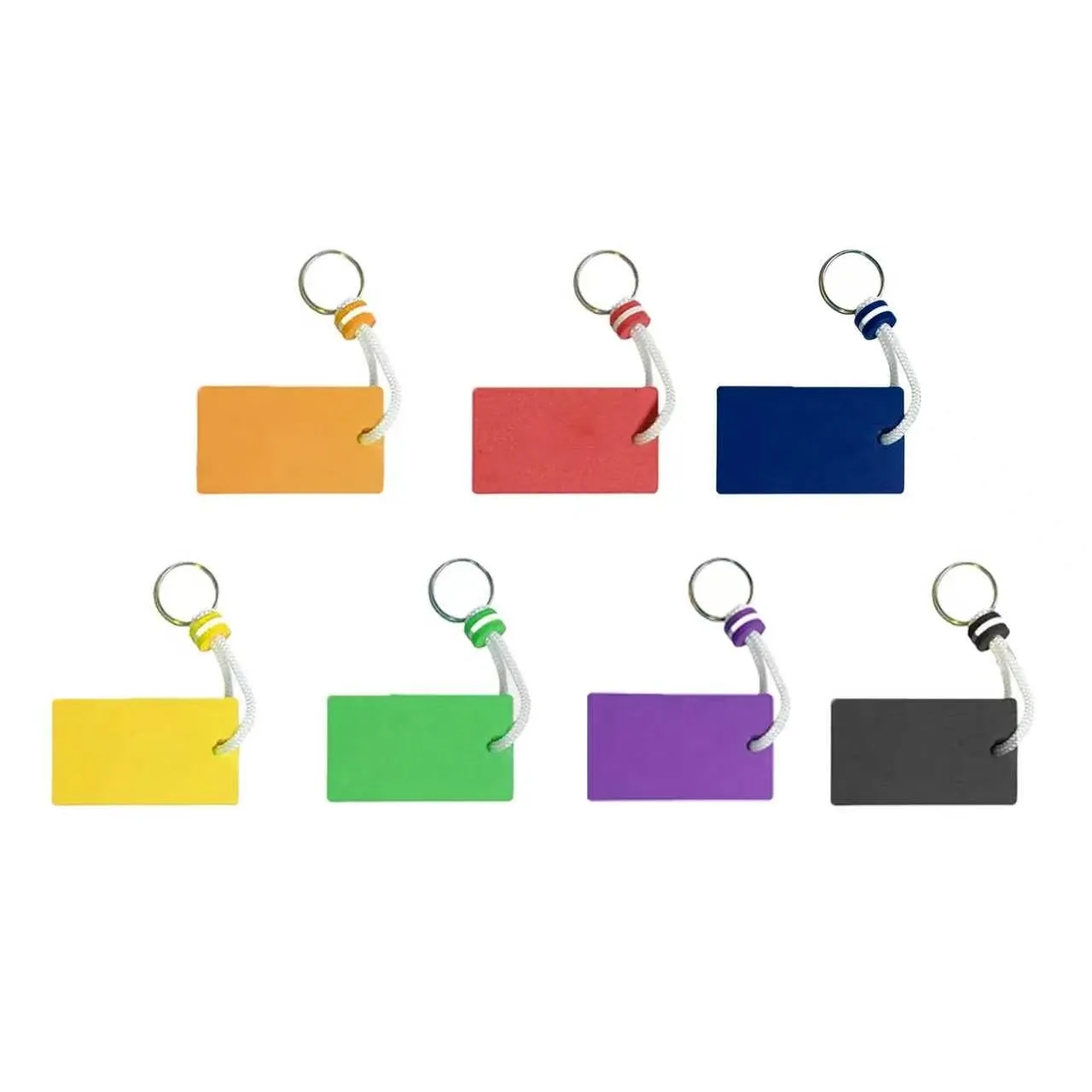 Rectangle EVA Floating Keychain For Water Event Gifts - Image 3
