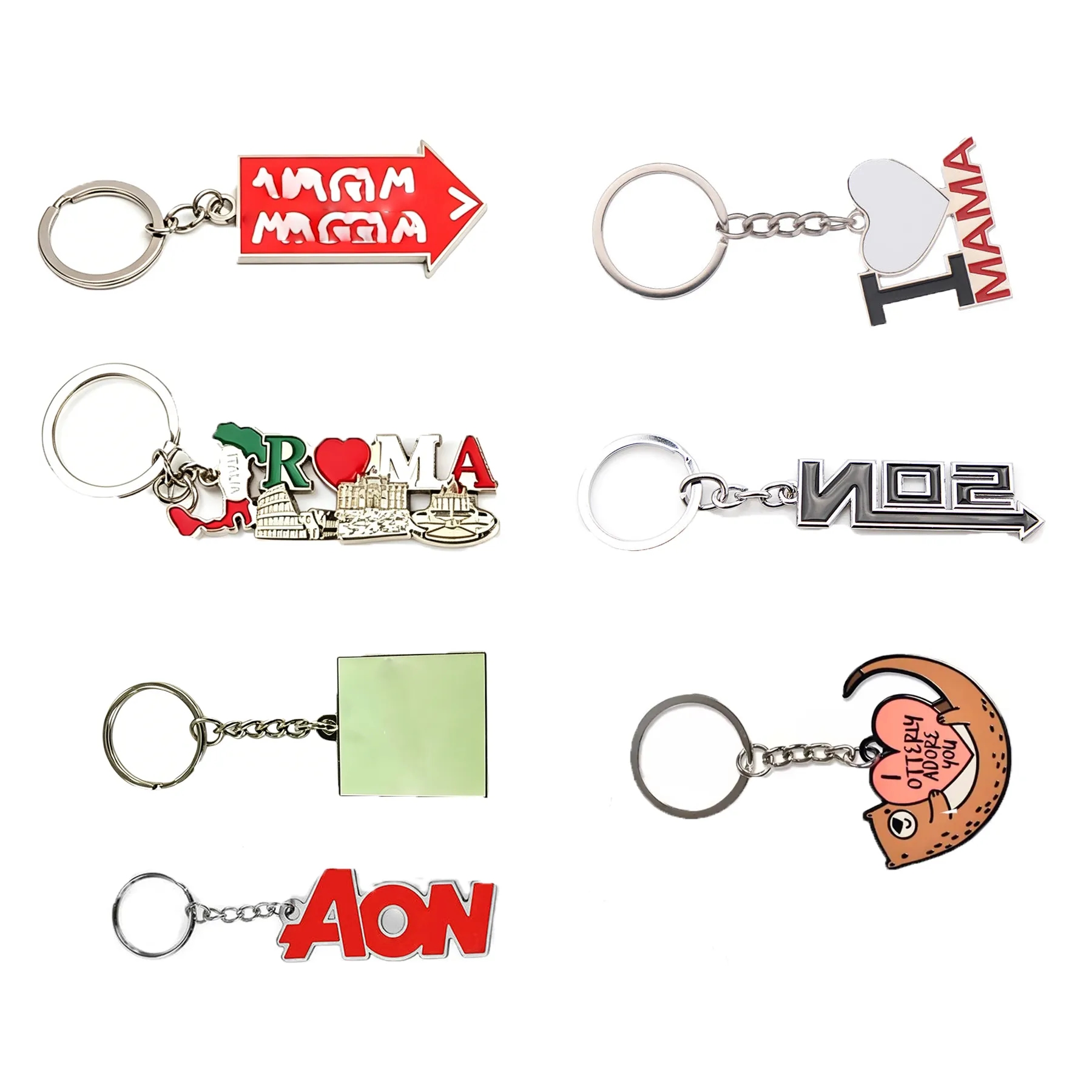 Custom Molded Zinc Alloy Keychain With Plated Finish - Image 3