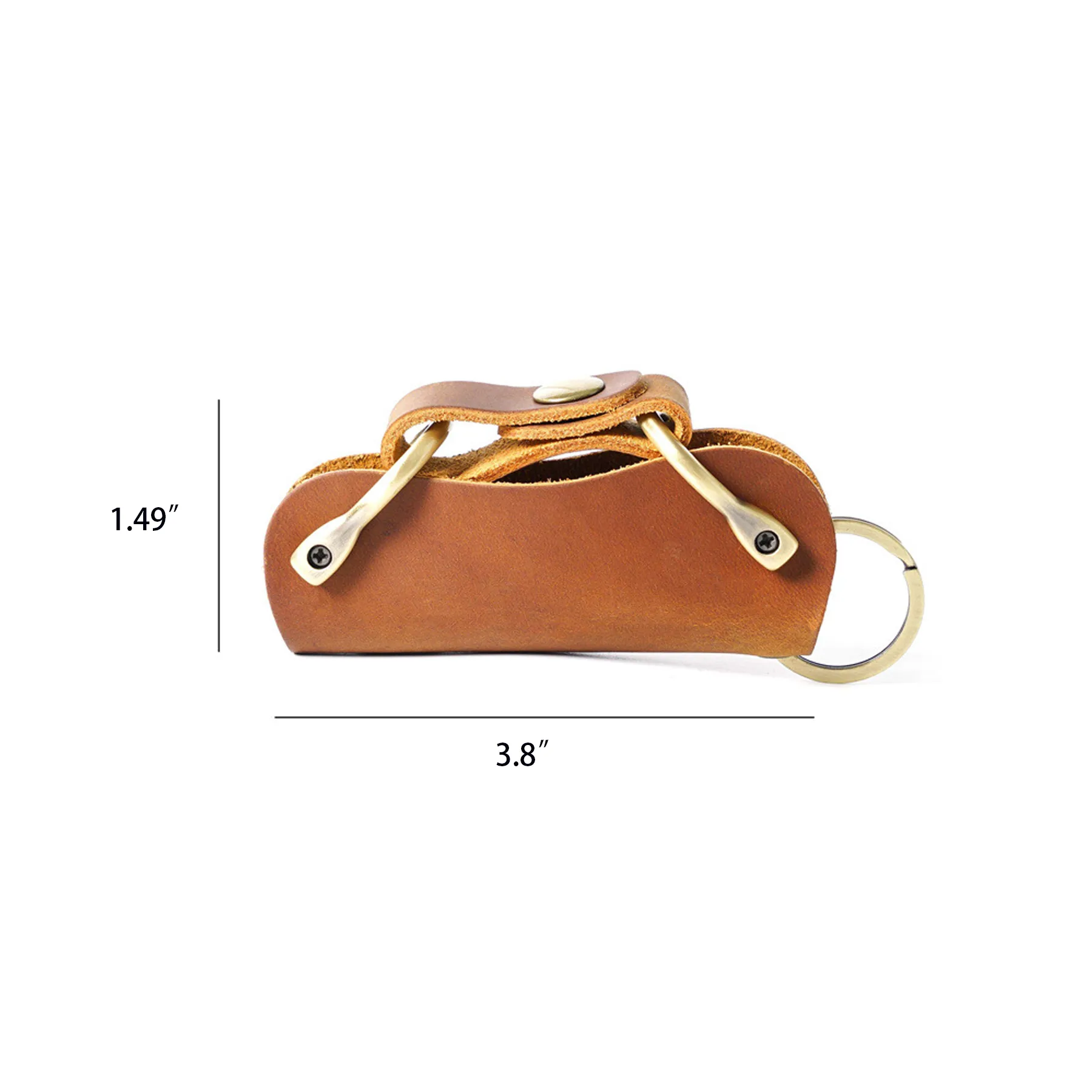 Genuine Leather Key Organizer Keychain For Daily Carry - Image 2