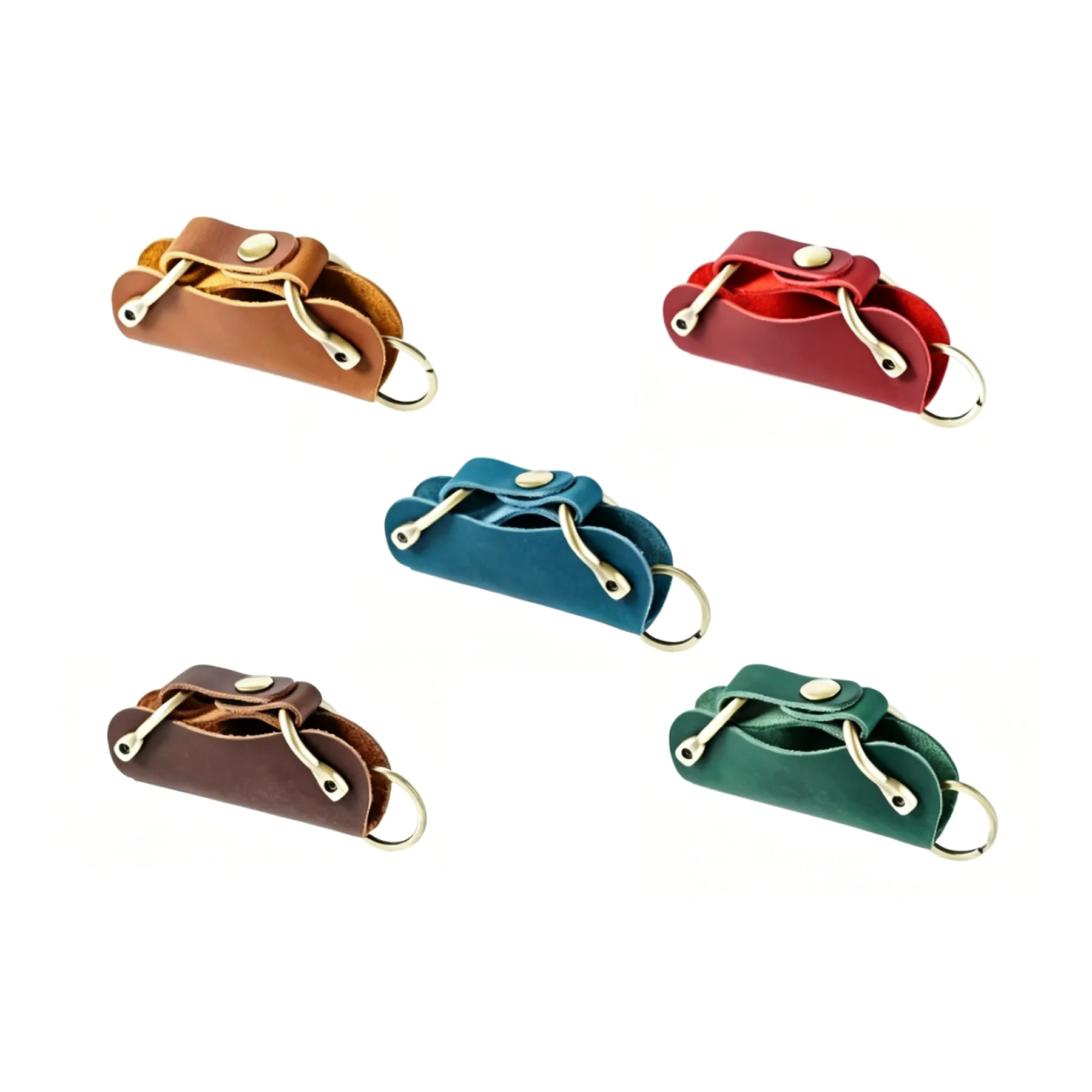 Genuine Leather Key Organizer Keychain For Daily Carry - Image 3