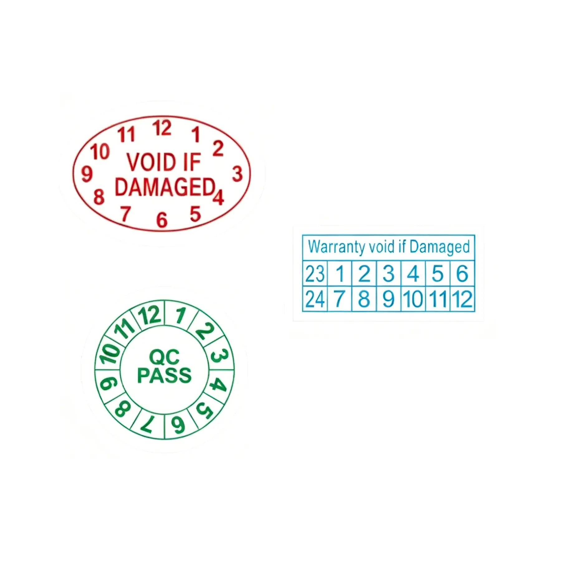 Clear Tamper Evident Security Decal For Equipment ID - Image 3