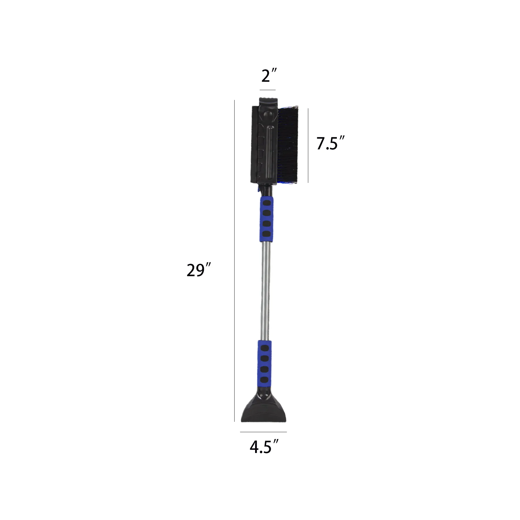 60 Inch Snow Brush With Squeegee And Ice Scraper - Image 2