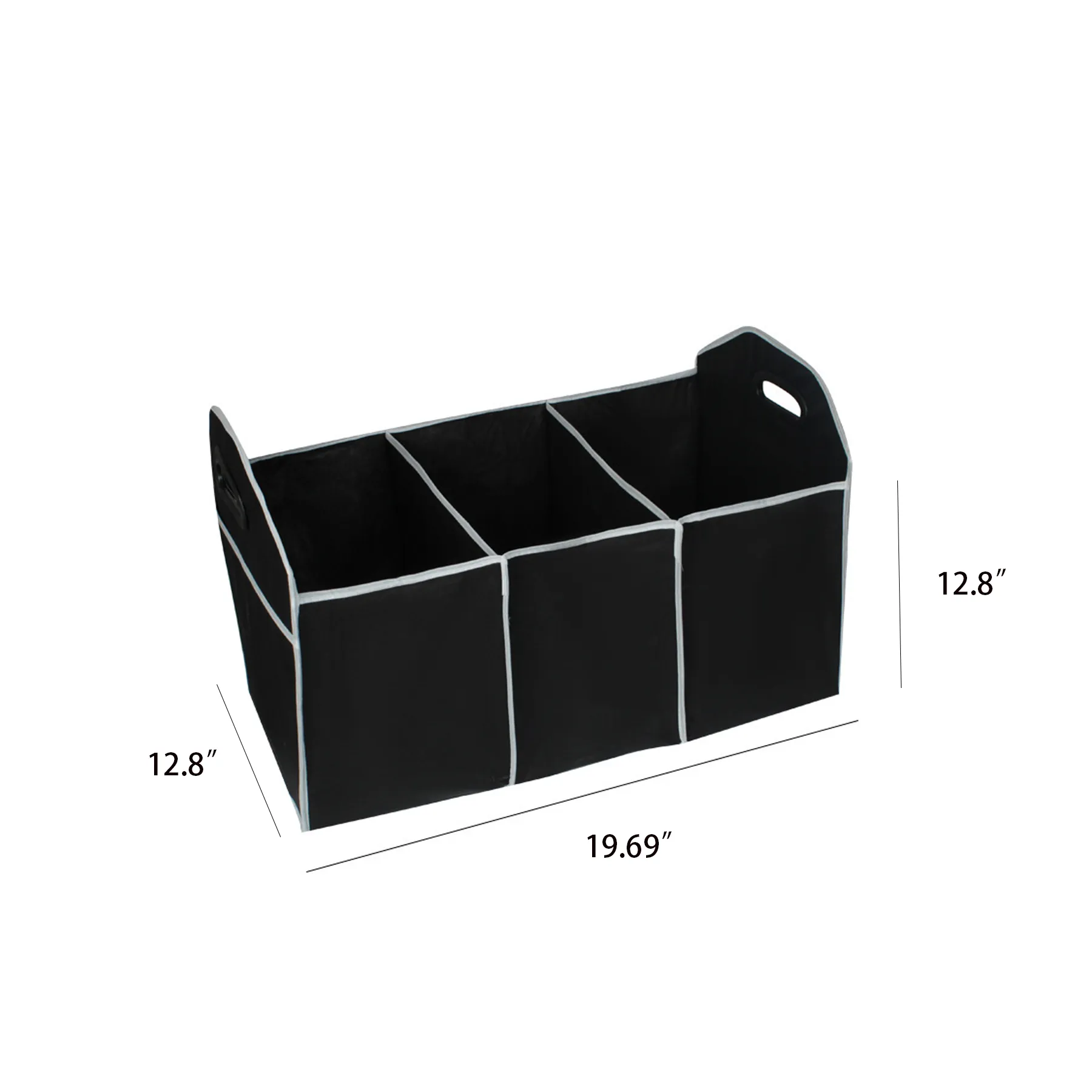 Collapsible Polyester Trunk Organizer With End Pockets - Image 2