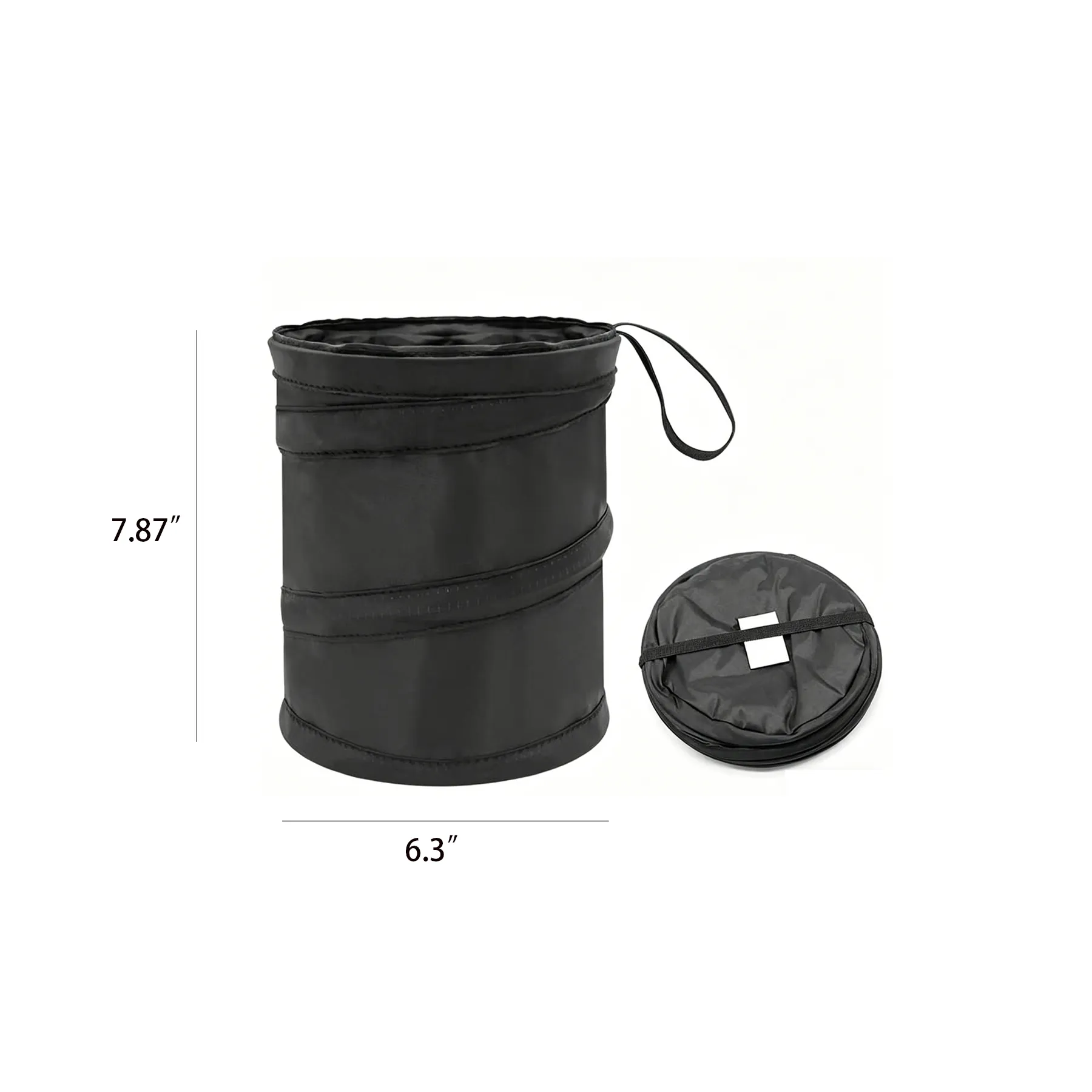 Leakproof Oxford Car Trash Can For Clean Vehicle Interiors - Image 2