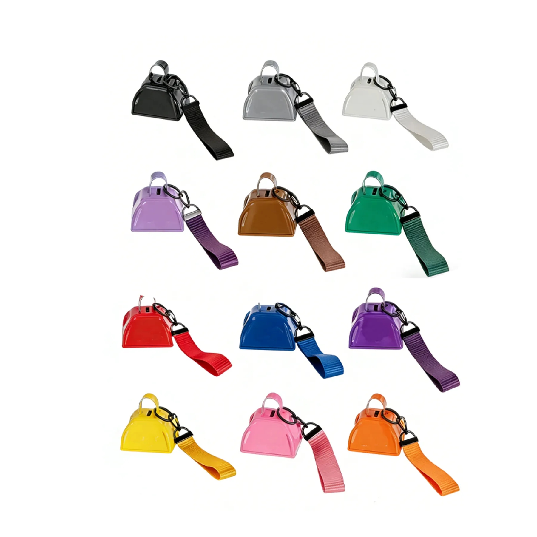 Metal Cheering Cowbell With Wrist Strap For Events - Image 3
