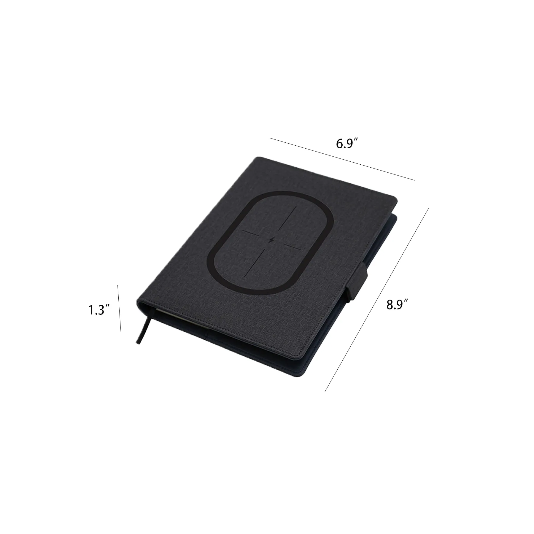A5 Wireless Charging Portfolio Organizer With Notebook - Image 2