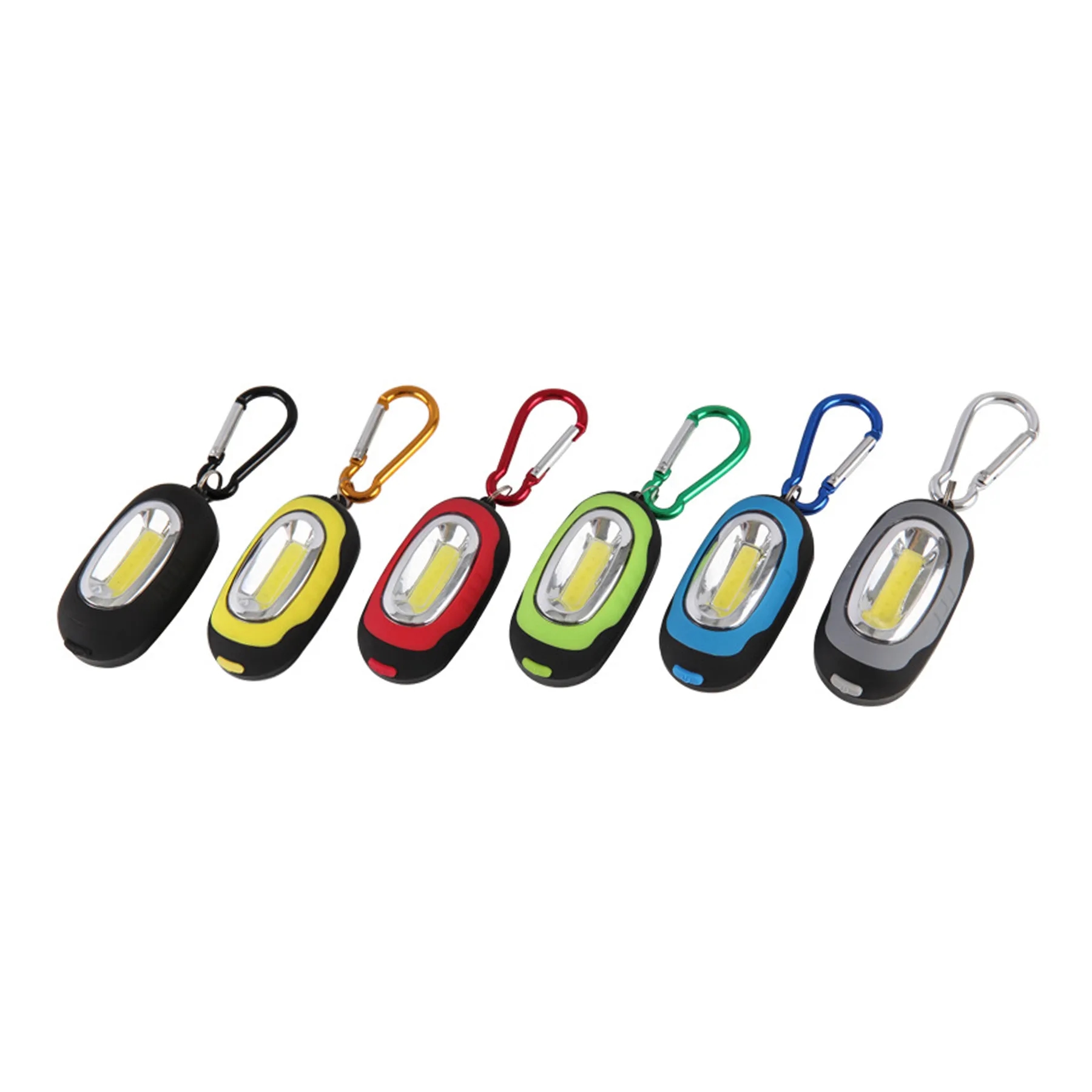Mini COB Camping Lantern Keychain With Carabiner Clip - Image 3