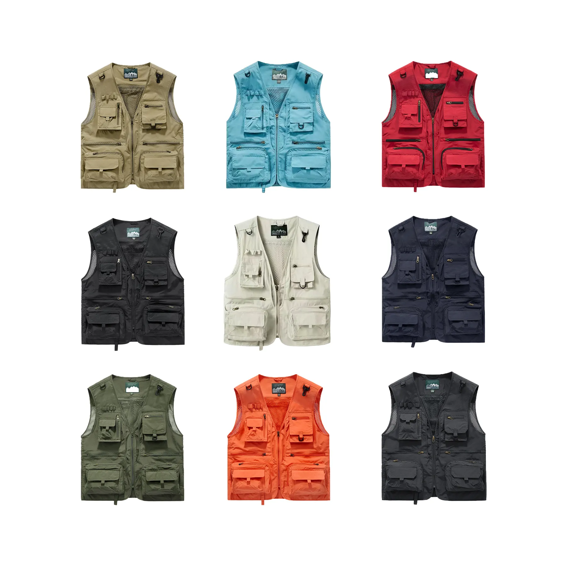 Quick Dry Sleeveless Cargo Vest With Secure Pockets - Image 3